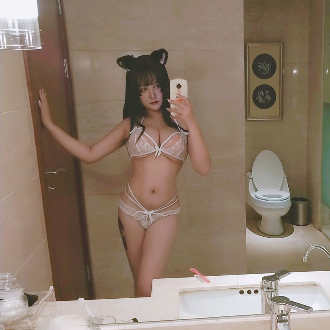 图片[20]-夏鸽鸽不想起床 猫耳[49P]-六色网