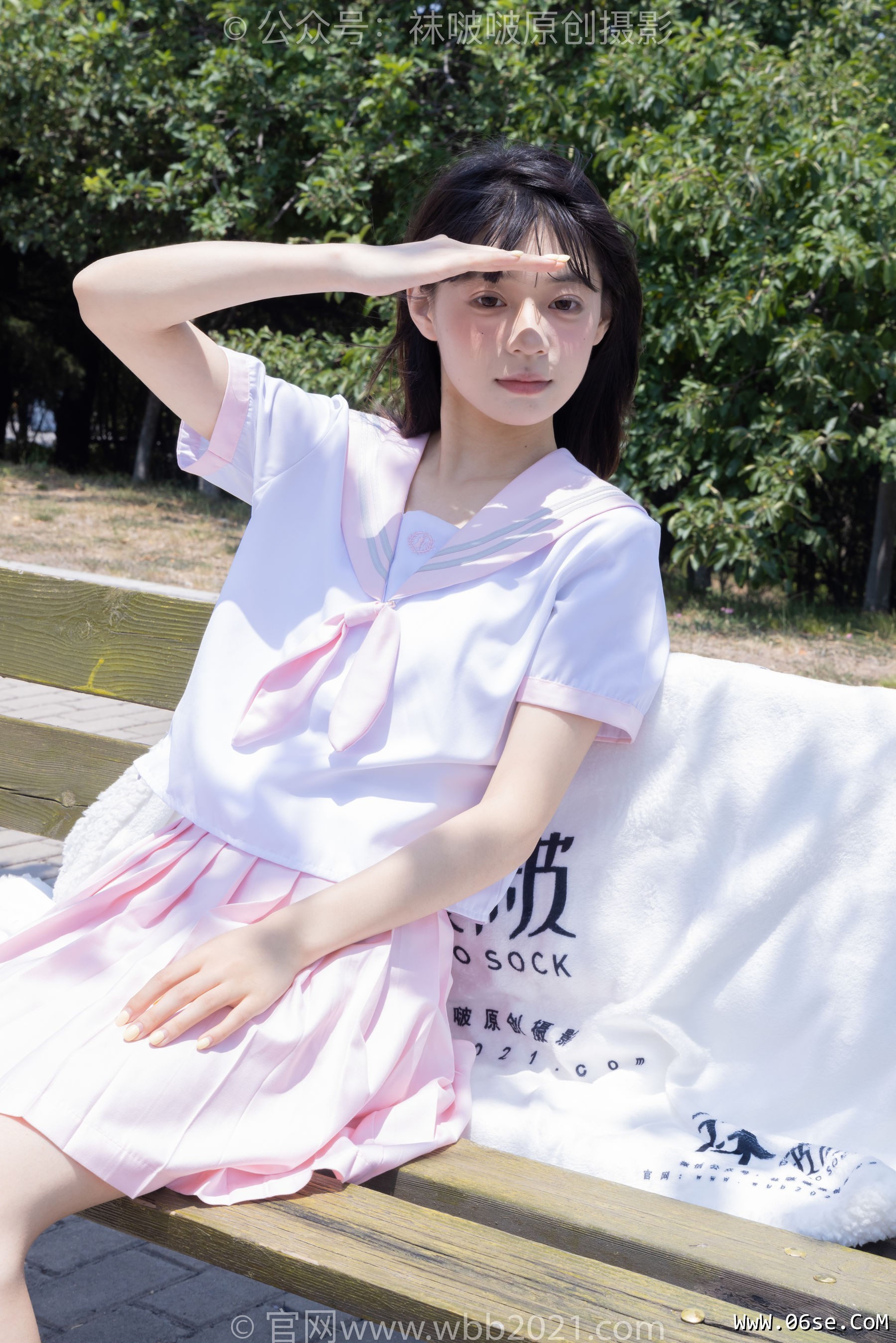 图片[88]-BoBoSocks袜啵啵 No.399 糯米 -皮鞋、白棉袜、jk制服[145P]-六色网