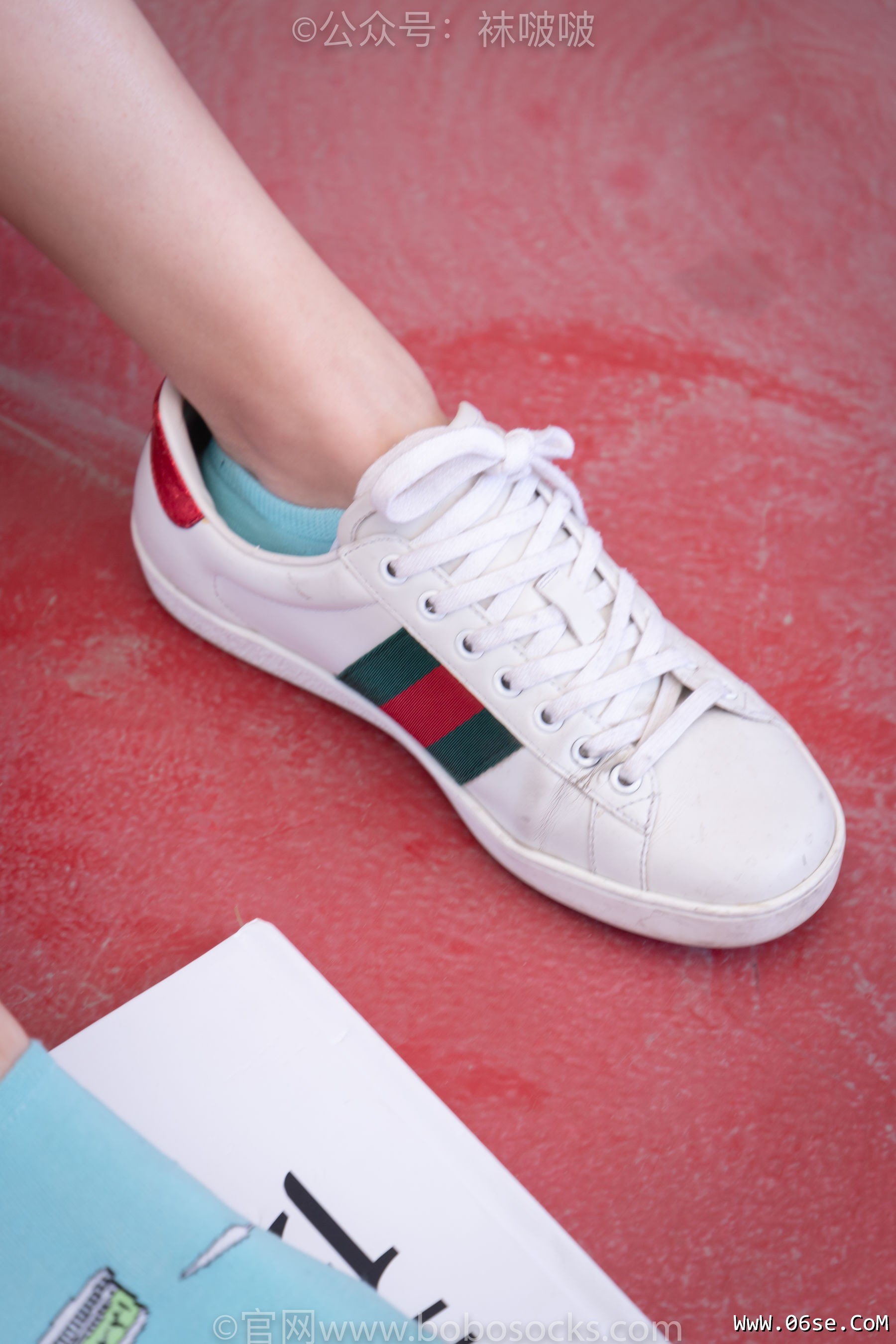 图片[47]-BoBoSocks袜啵啵 积分限定作品006 泡芙-板鞋、天蓝色短棉袜、裸足[138P]-六色网