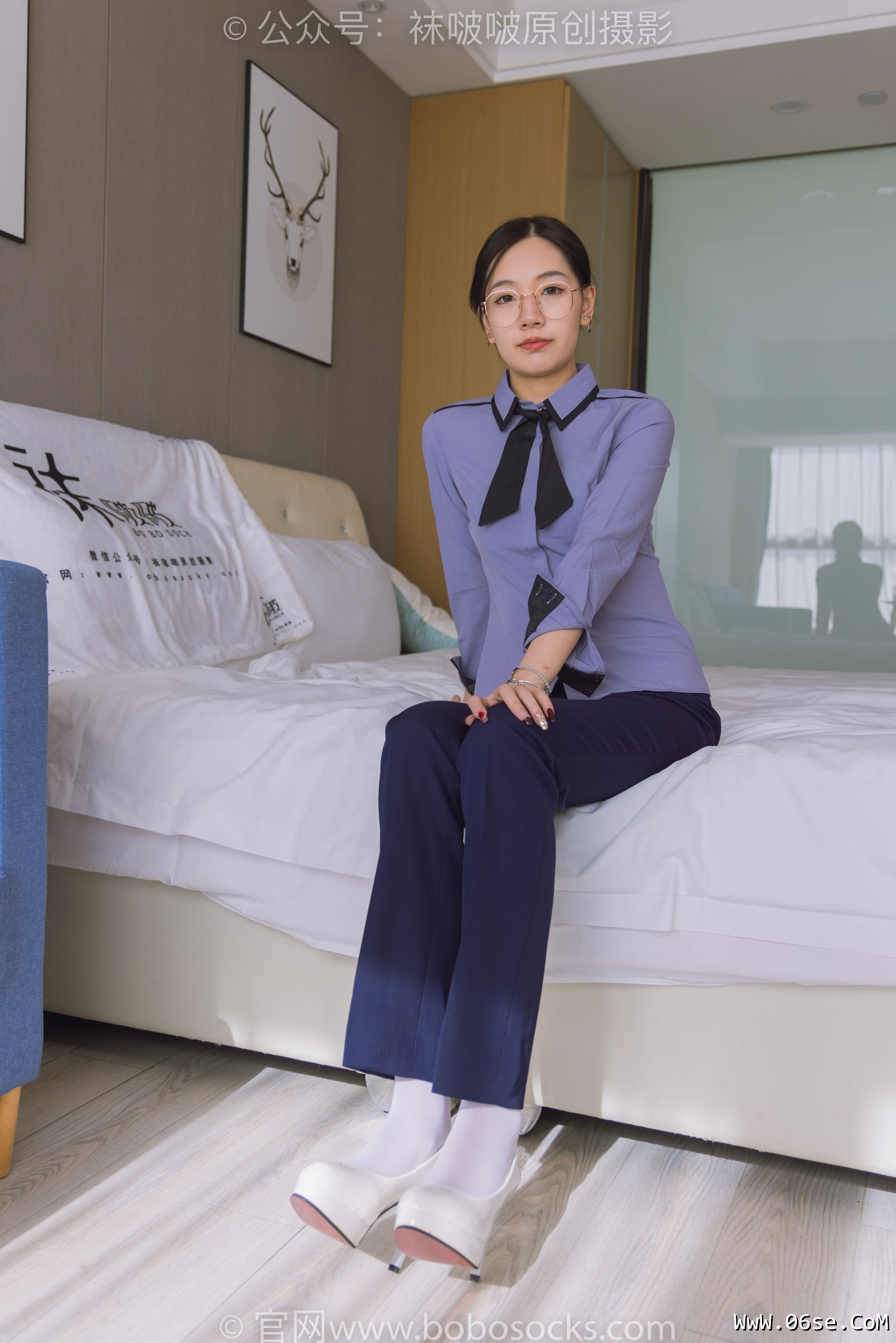 图片[64]-BoBoSocks袜啵啵 No.178 小甜豆-高跟鞋、厚白丝、ol风裤里丝[140P]-六色网