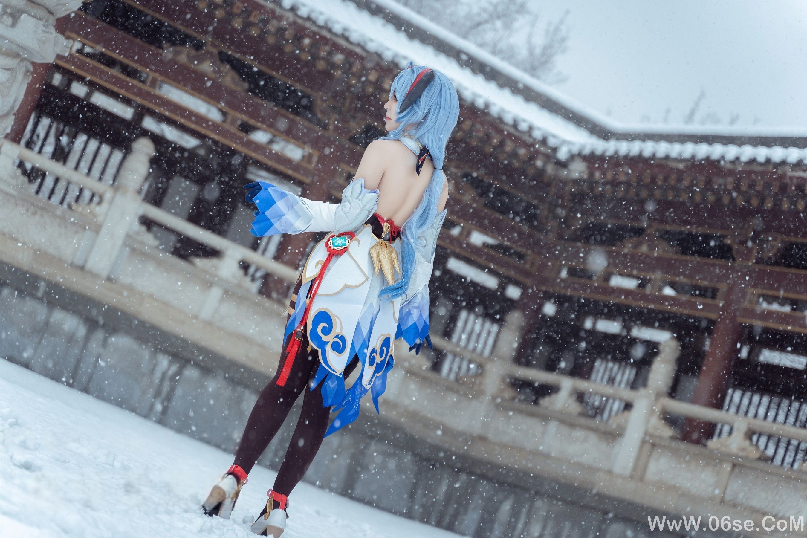 图片[9]-虎森森 – 原神 甘雨 雪景[42P]-六色网