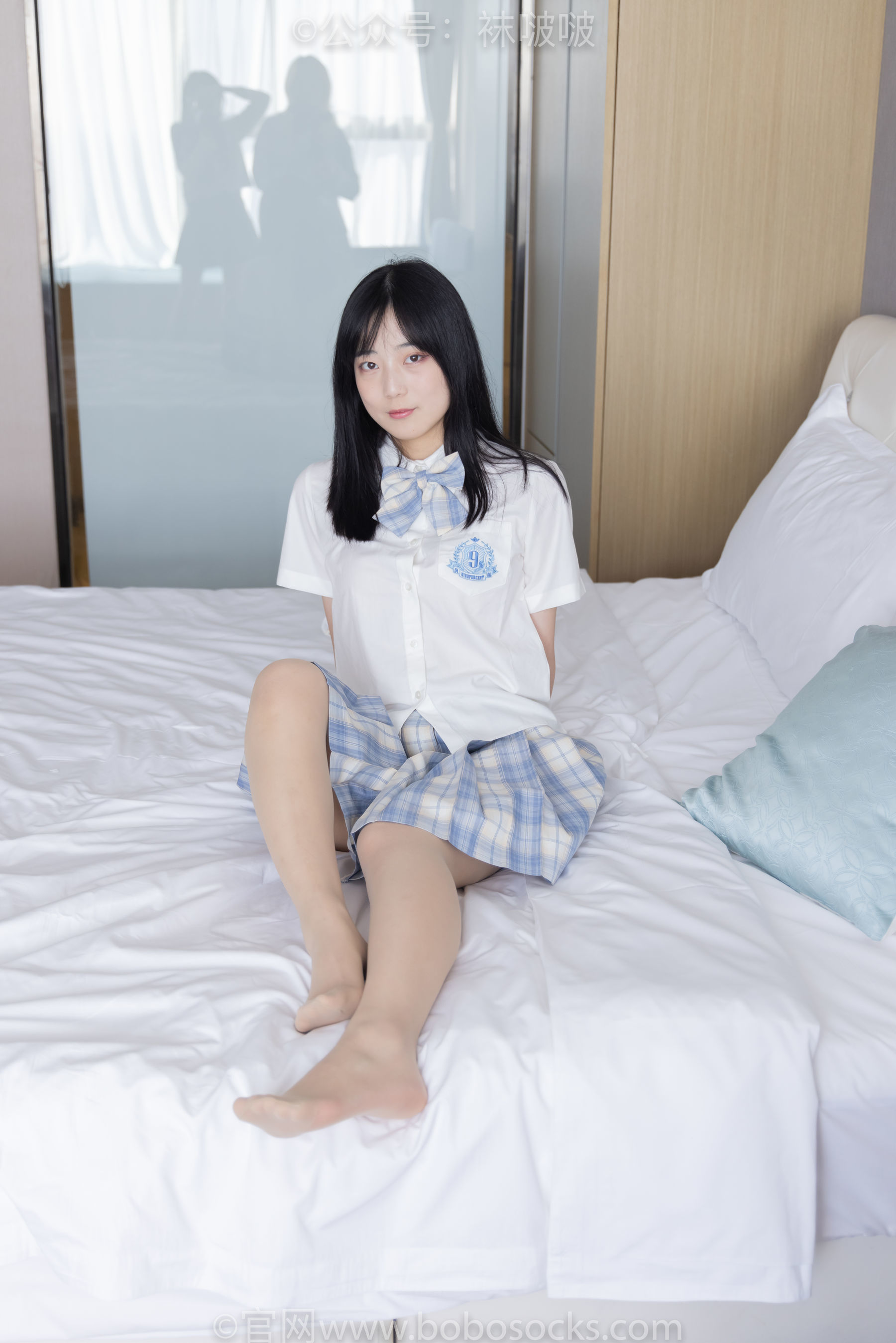 图片[137]-BoBoSocks袜啵啵 No.068 菠萝-JK制服、皮鞋、短白棉袜、肉丝[138P]-六色网
