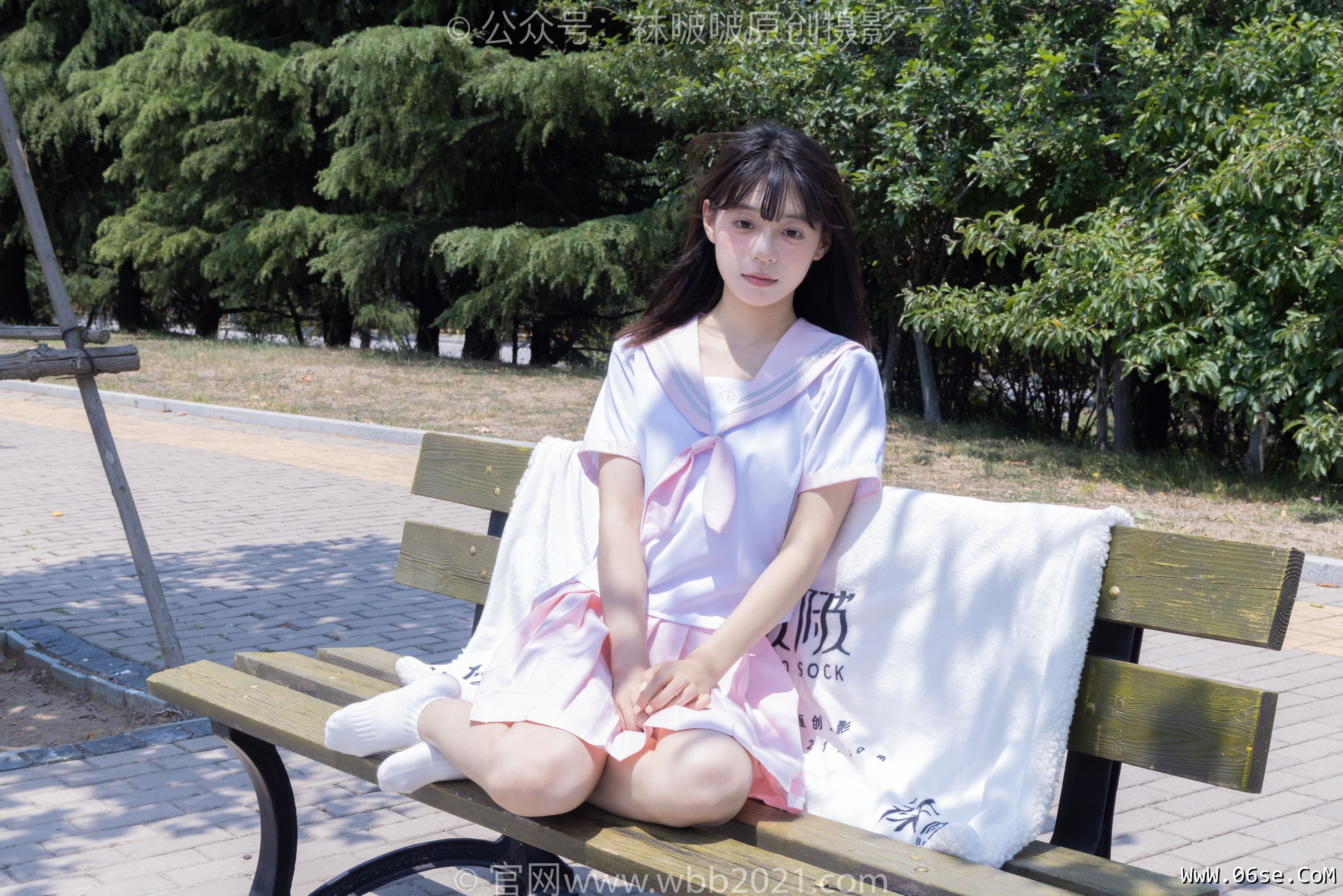图片[100]-BoBoSocks袜啵啵 No.399 糯米 -皮鞋、白棉袜、jk制服[145P]-六色网