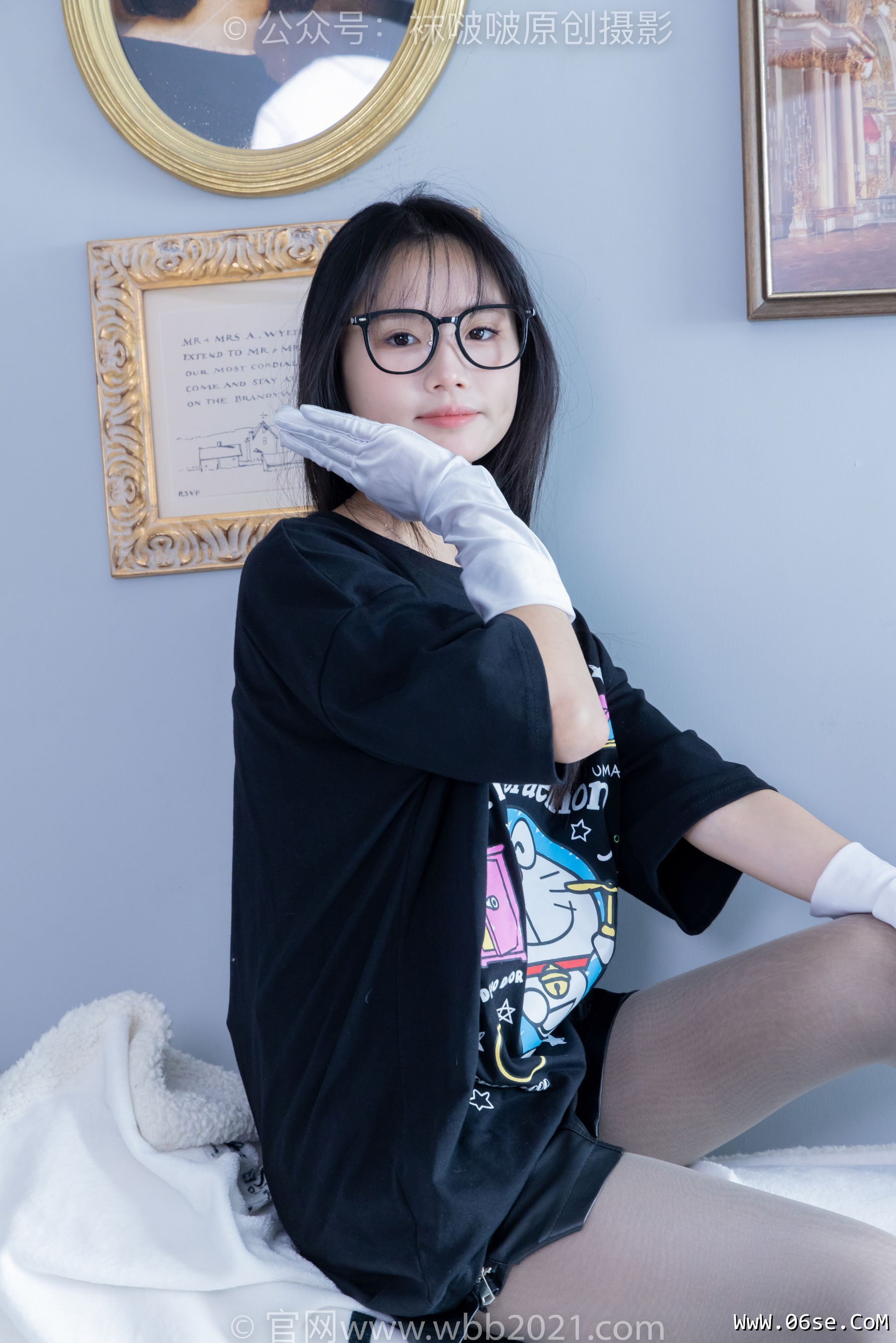 图片[123]-BoBoSocks袜啵啵 No.343 甜甜圈 -高跟长靴、黑丝打底、肉丝[150P]-六色网