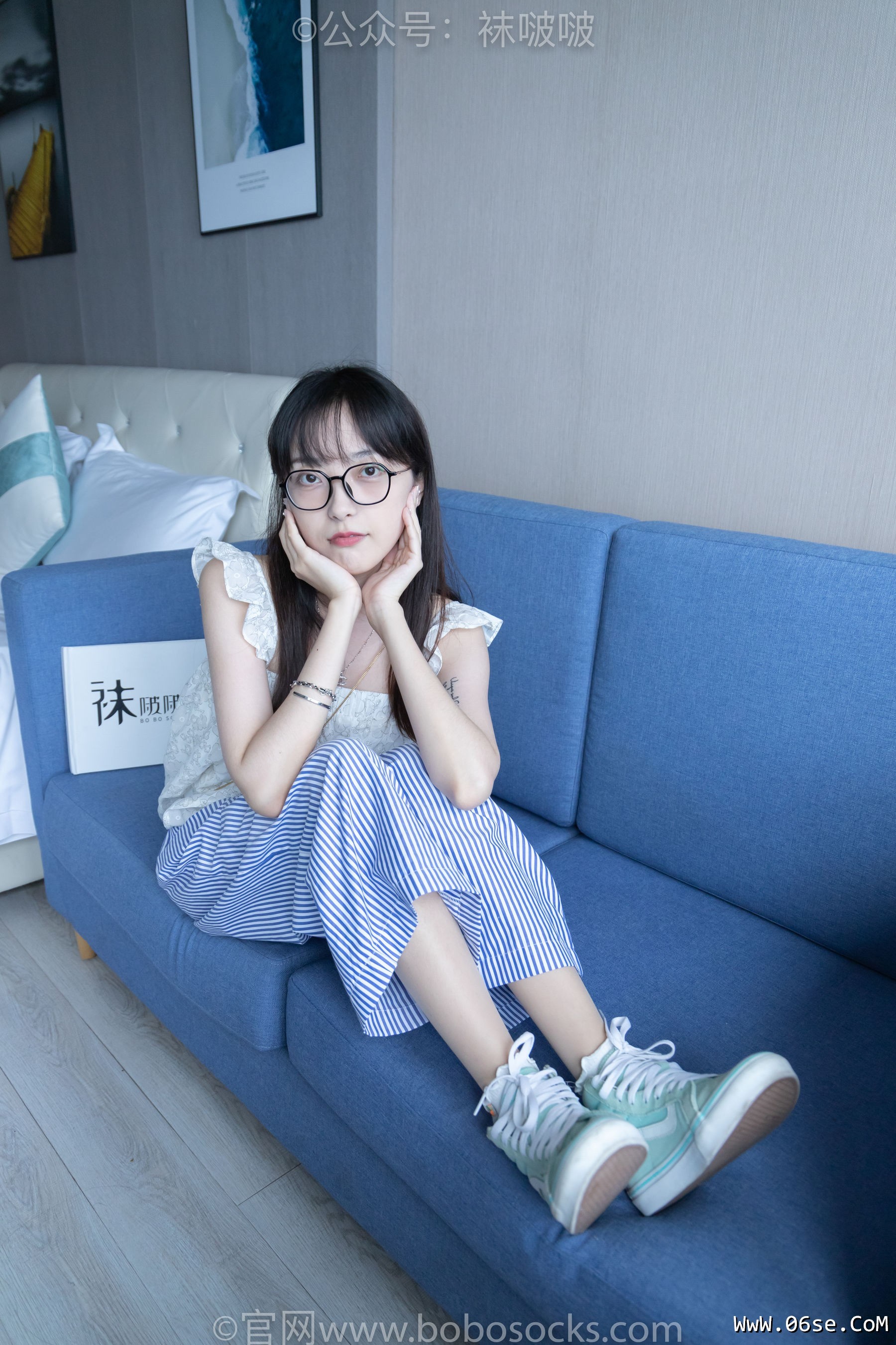 图片[8]-BoBoSocks袜啵啵 No.027 稚予- vans、白色棉袜、肉丝[136P]-六色网