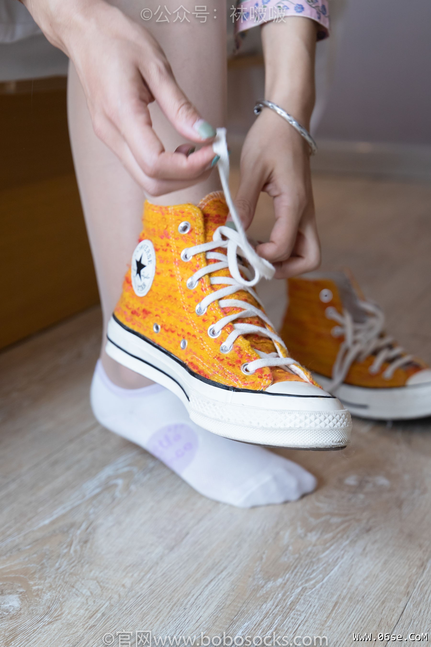 图片[38]-BoBoSocks袜啵啵 No.008 涵涵-帆布鞋、白色短棉袜、肉丝[139P]-六色网