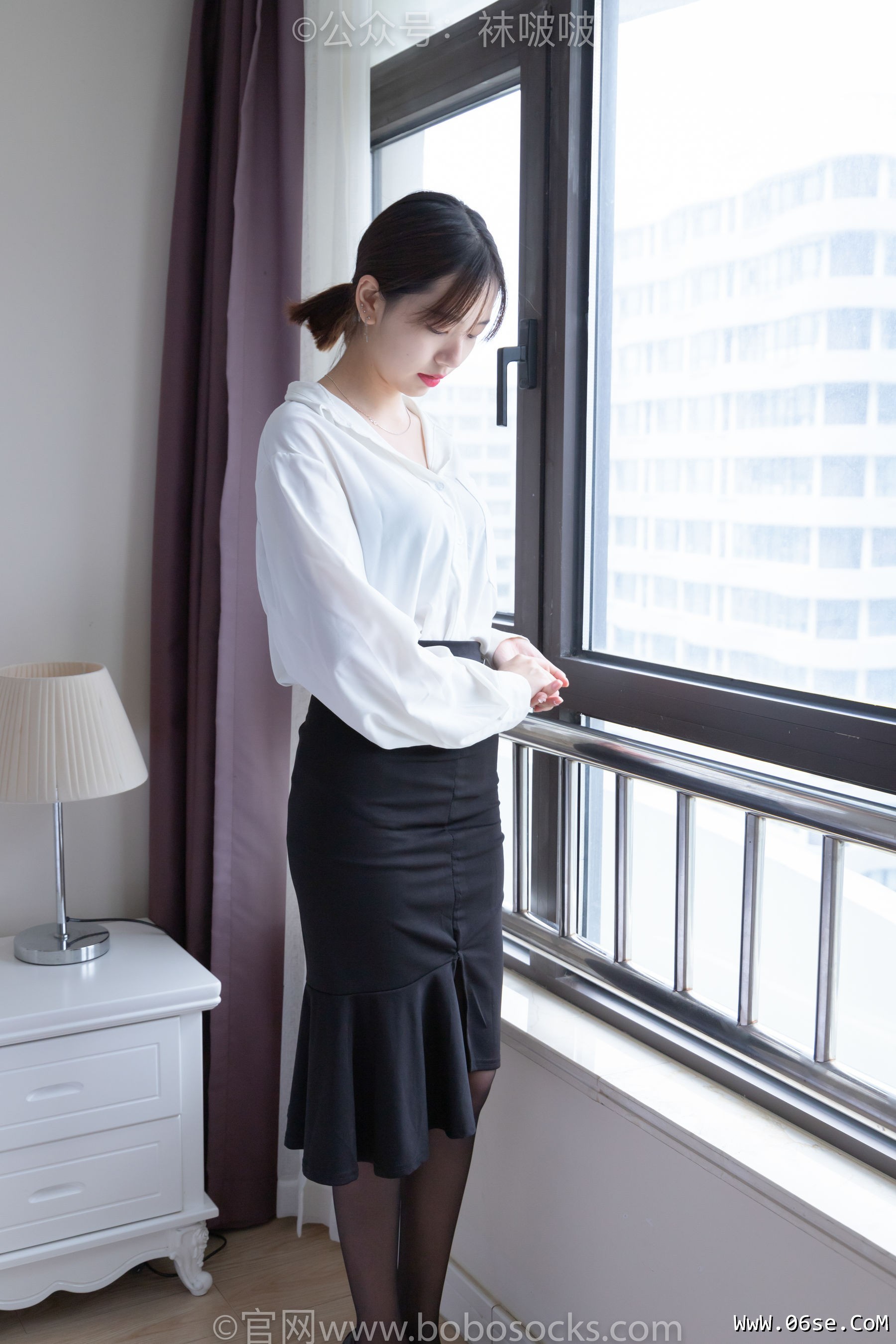 图片[3]-BoBoSocks袜啵啵 No.017 小甜豆-OL制服、高跟鞋、黑丝[131P]-六色网