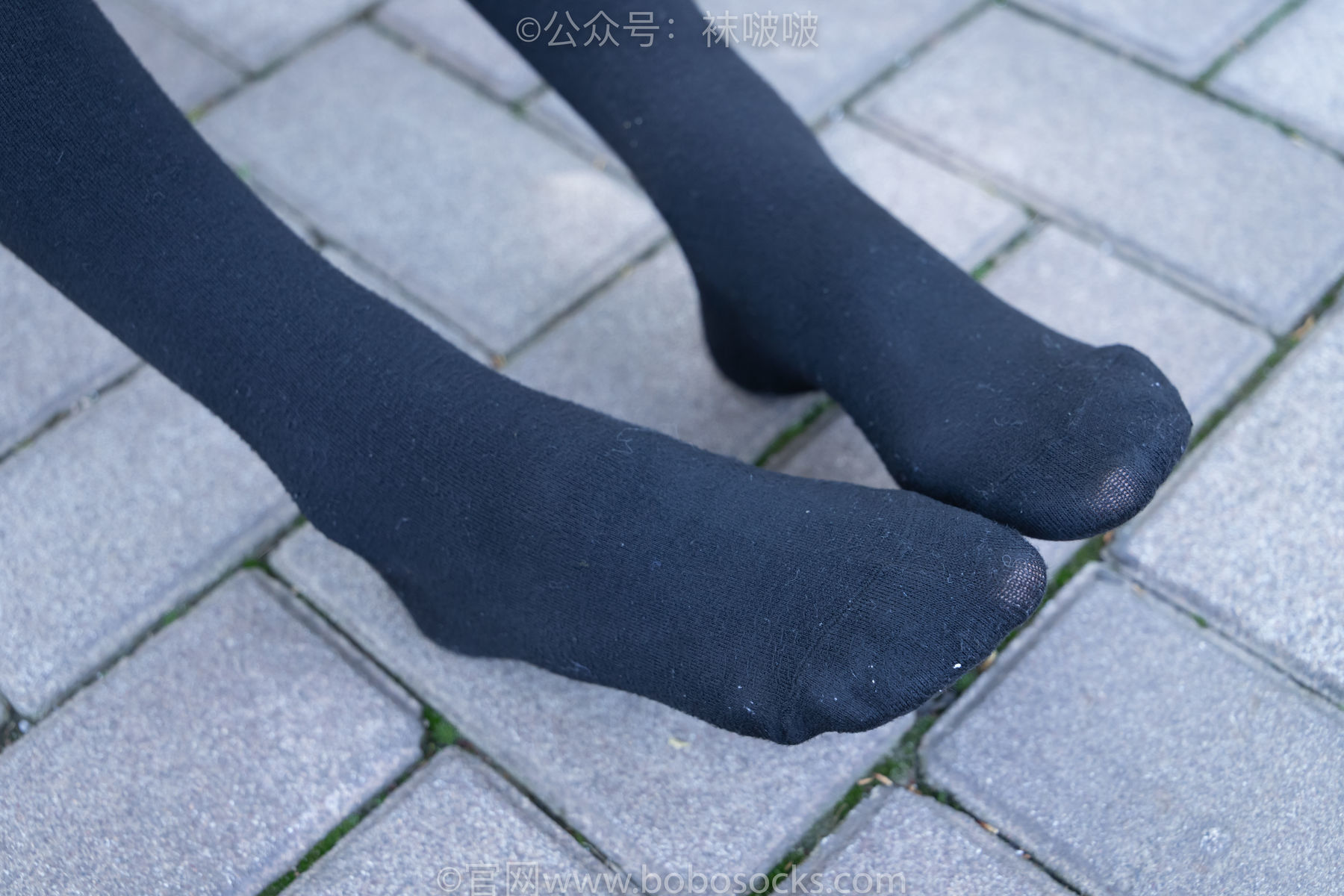 图片[70]-BoBoSocks袜啵啵 No.007 稚予-JK制服、皮鞋、黑色中筒棉袜、肉丝[143P]-六色网