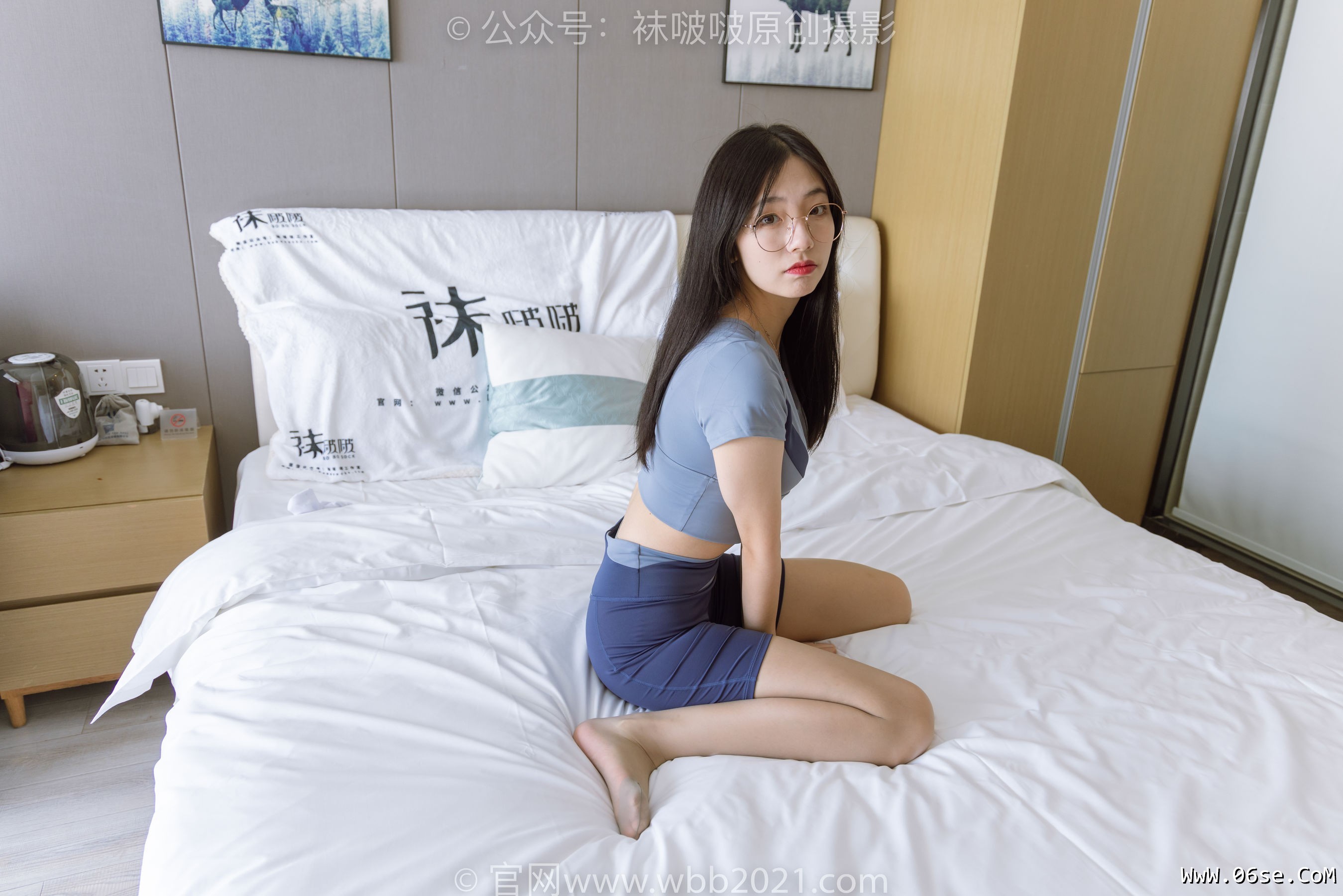 图片[4]-BoBoSocks袜啵啵 No.269 小甜豆 -运动鞋、白棉袜、灰丝、瑜伽裤裤里丝[139P]-六色网