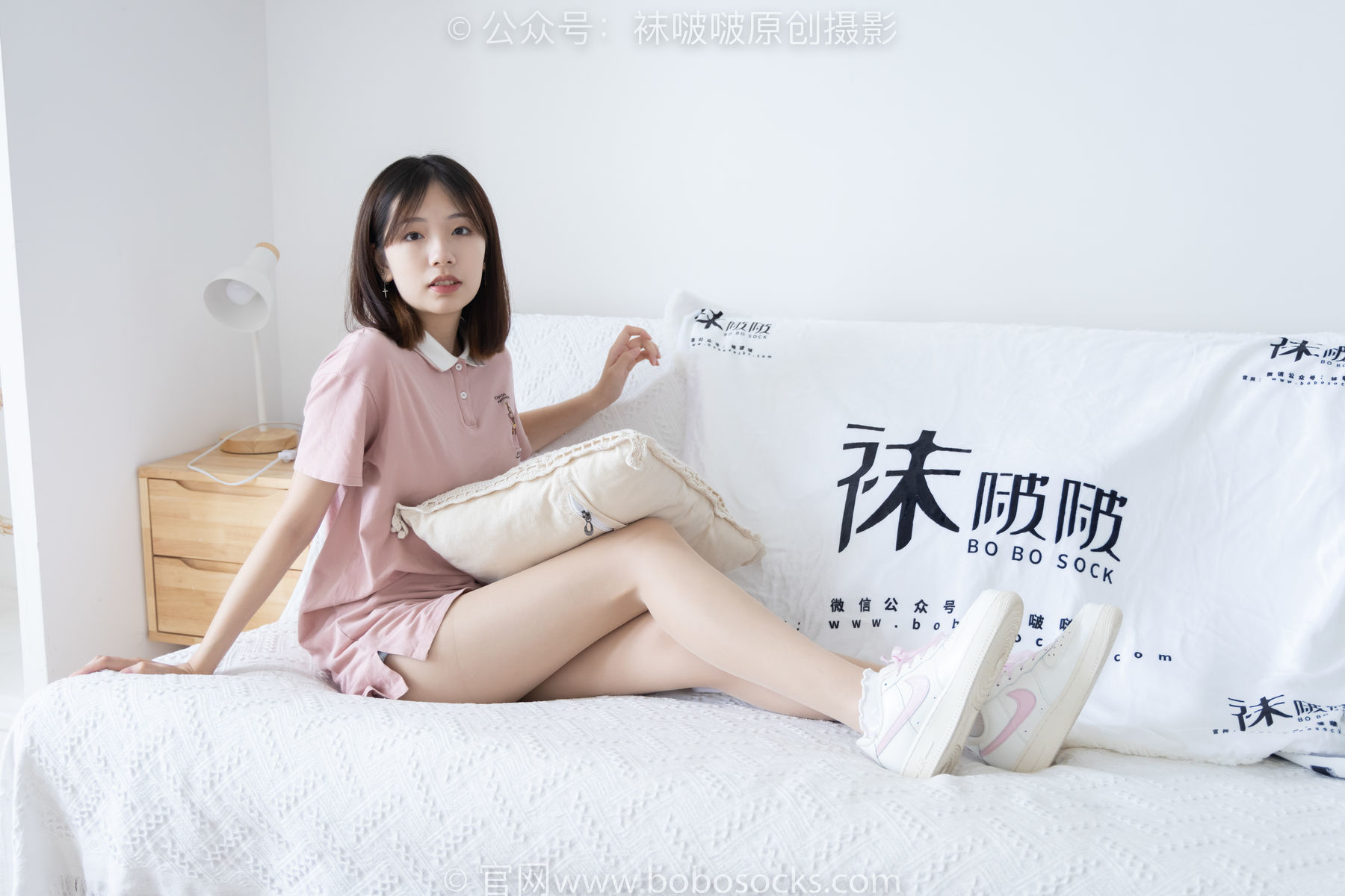 图片[42]-BoBoSocks袜啵啵 No.163 小甜豆-空军一号板鞋、白棉袜、肉丝[135P]-六色网