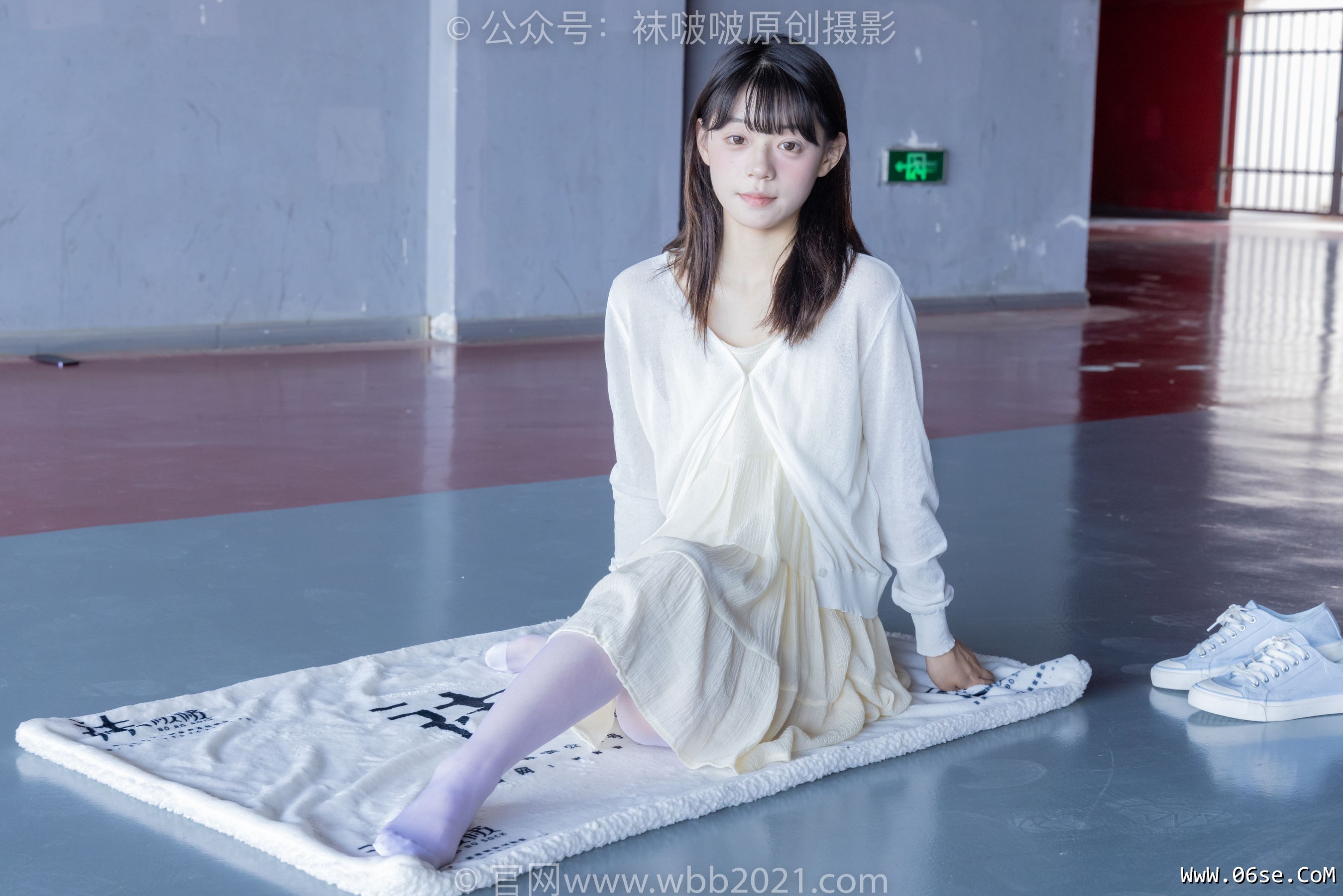 图片[32]-BoBoSocks袜啵啵 No.395 糯米 -板鞋、白丝[145P]-六色网