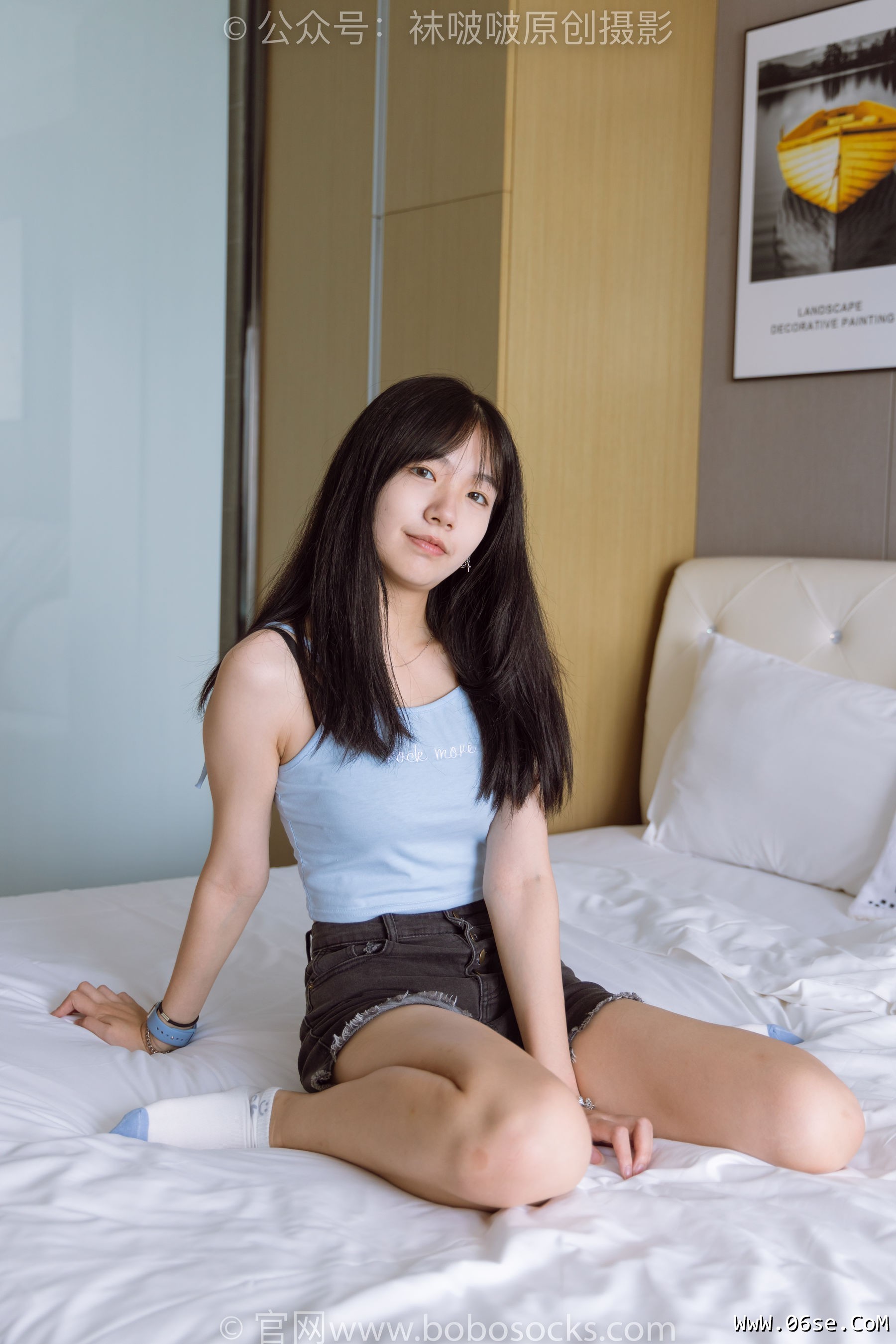 图片[36]-BoBoSocks袜啵啵 No.174 小甜豆-高跟长靴、白棉袜、裸足[178P]-六色网