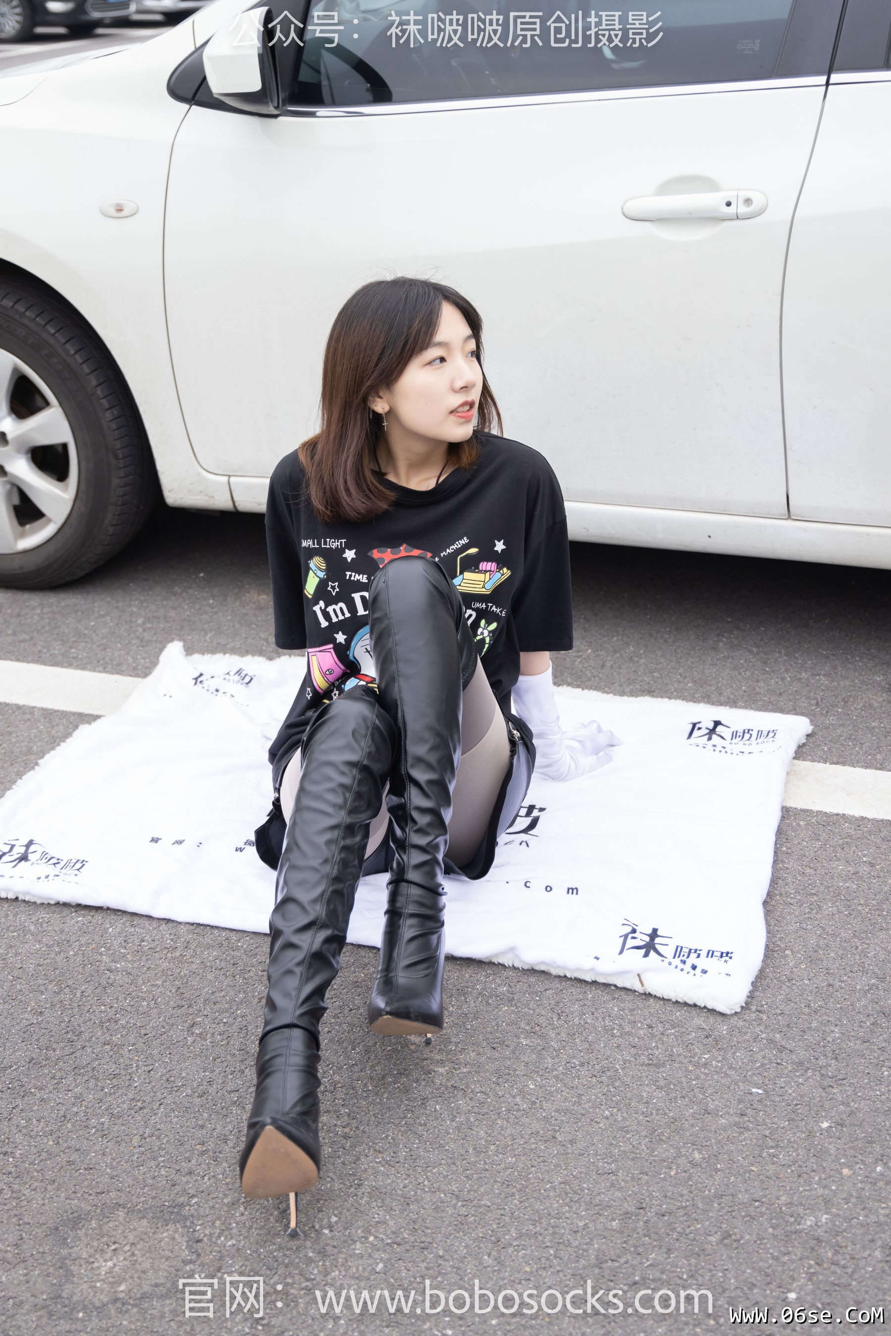 图片[72]-BoBoSocks袜啵啵 No.146 小甜豆-高跟长靴、黑色踩脚裤、肉丝[154P]-六色网