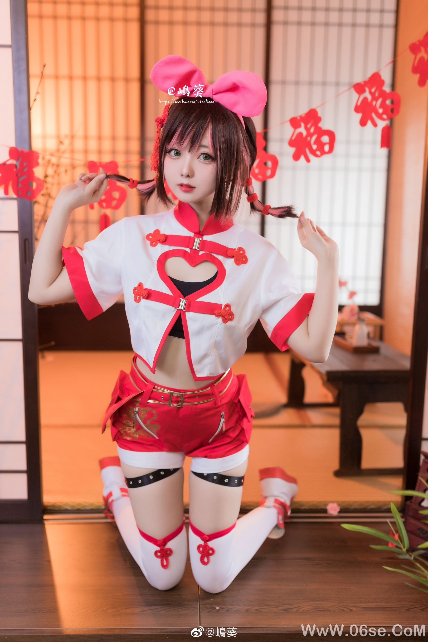 微博美女嶋葵 绊爱 kizuna Ai[9P]-六色网