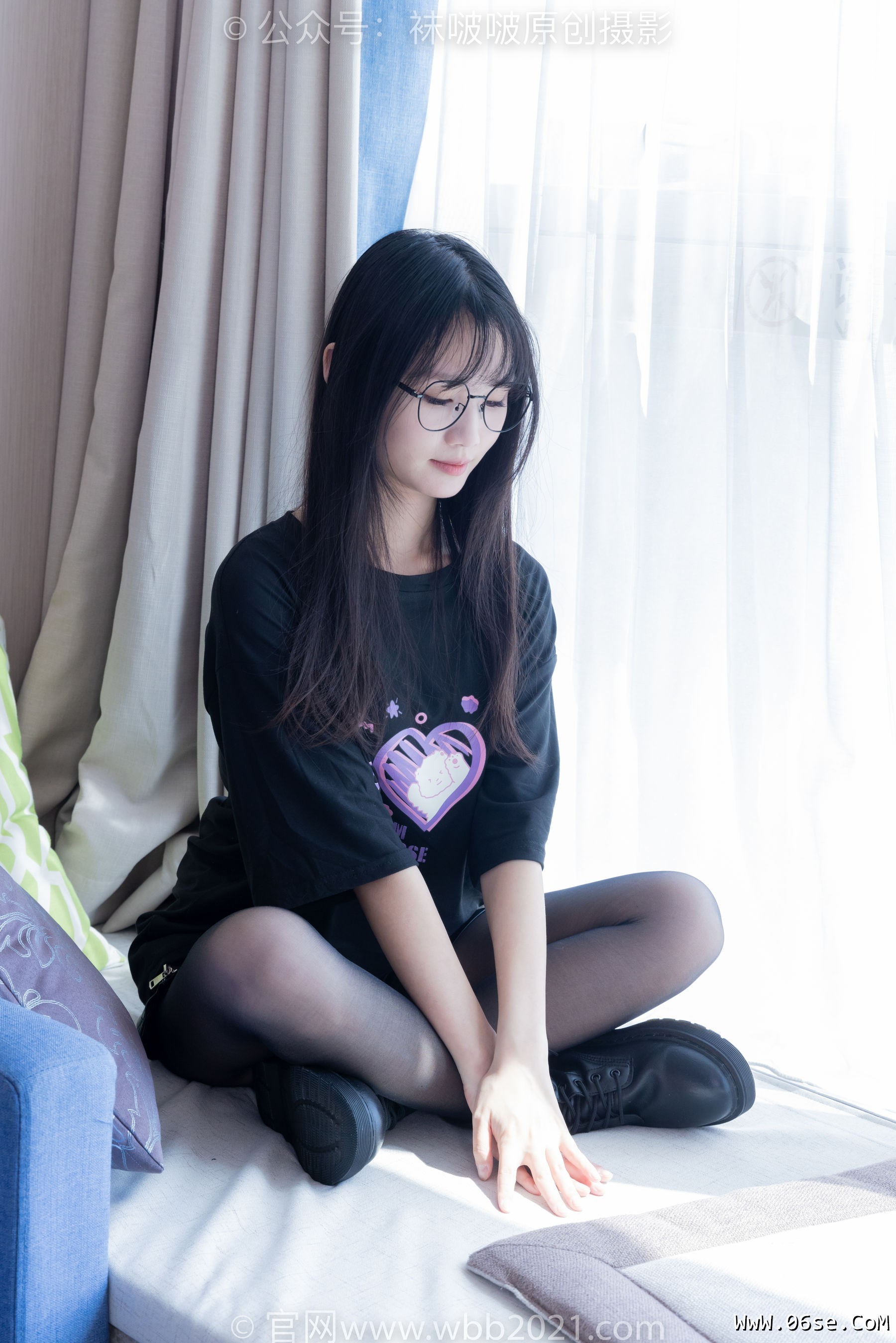 图片[90]-BoBoSocks袜啵啵 No.406 甜甜圈 -马丁靴、黑丝[150P]-六色网