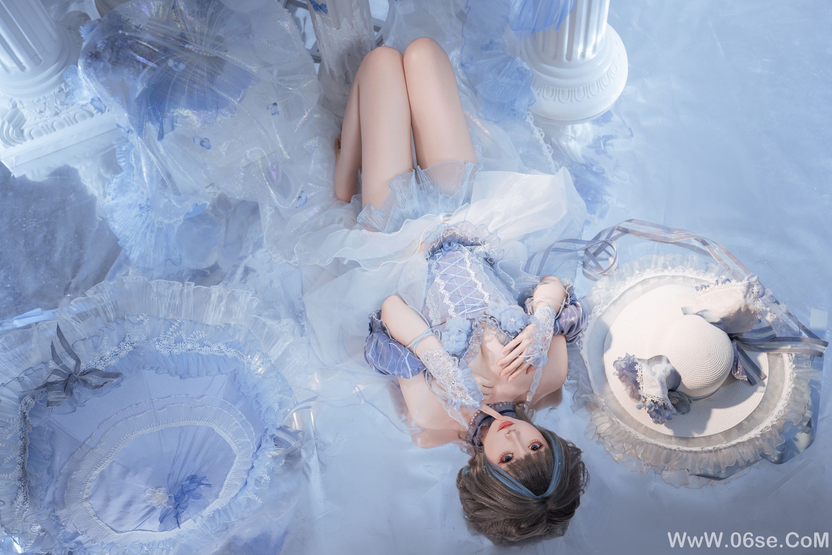 图片[20]-可爱人气Coser 面饼仙儿 – 碧蓝航线 柴郡礼服[21P]-六色网