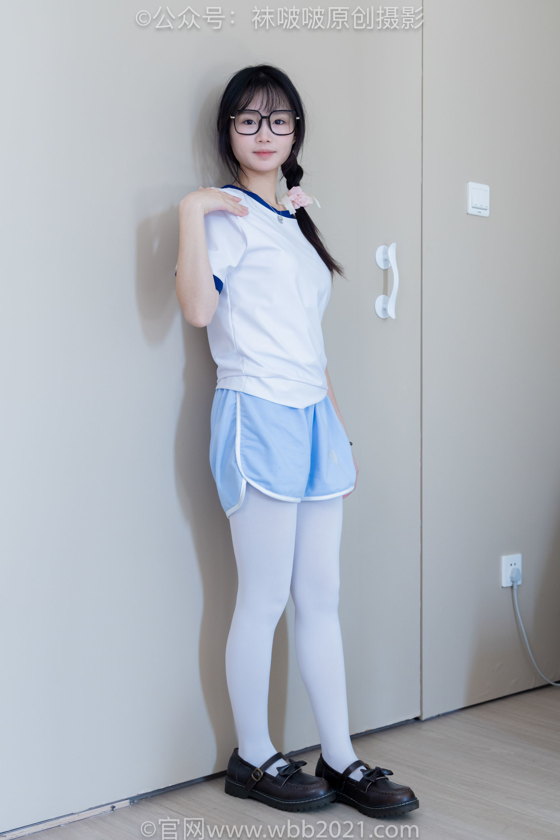 图片[91]-BoBoSocks袜啵啵 No.325 甜甜圈 -皮鞋、厚白丝[145P]-六色网