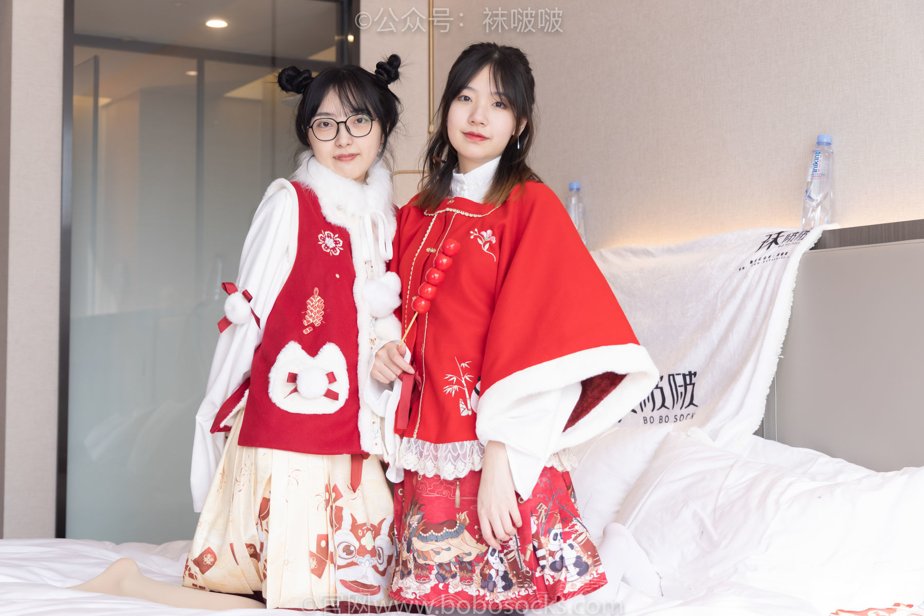 图片[72]-BoBoSocks袜啵啵 No.054 小甜豆与稚予-给大家拜年啦[139P]-六色网