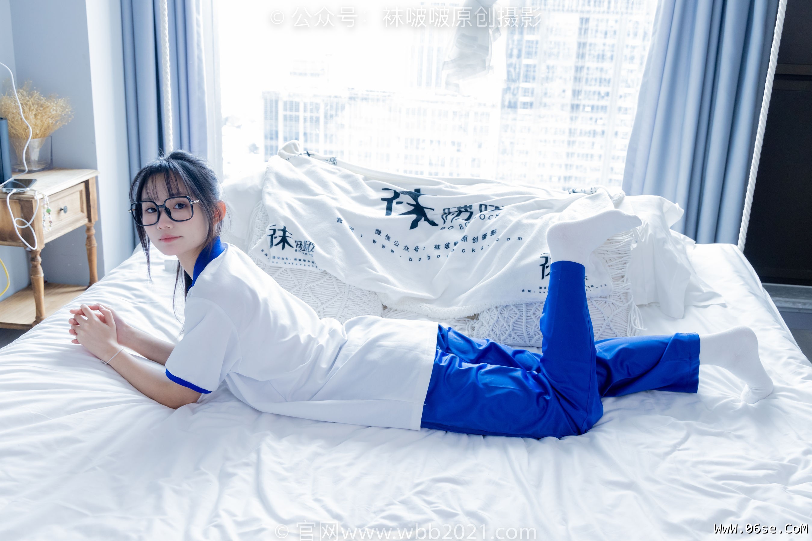 图片[16]-BoBoSocks袜啵啵 No.351 甜甜圈 -板鞋、白棉袜、肉丝、校服裤里丝[150P]-六色网