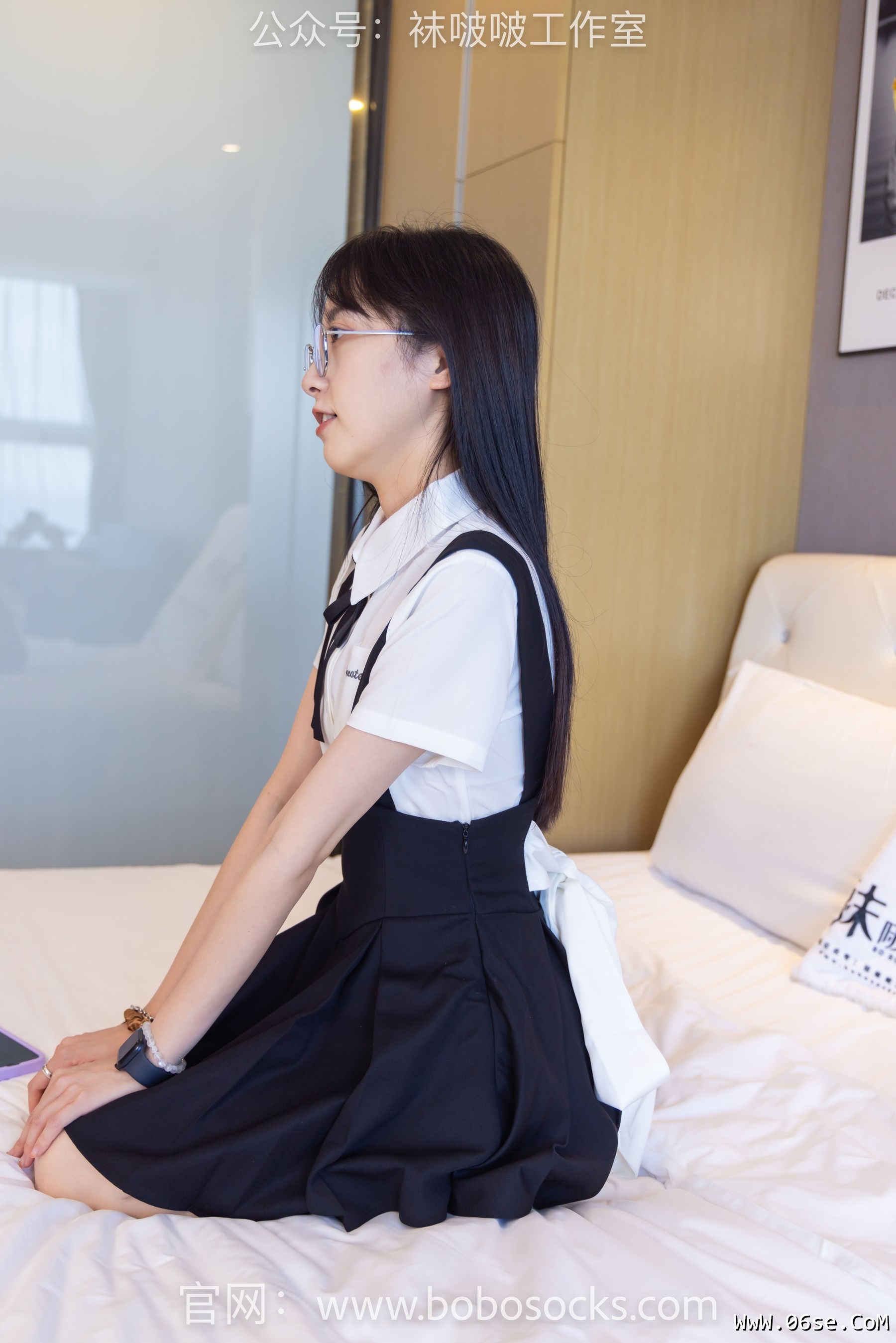 图片[120]-BoBoSocks袜啵啵 No.121 稚予-高跟鞋、白棉袜、肉丝[140P]-六色网