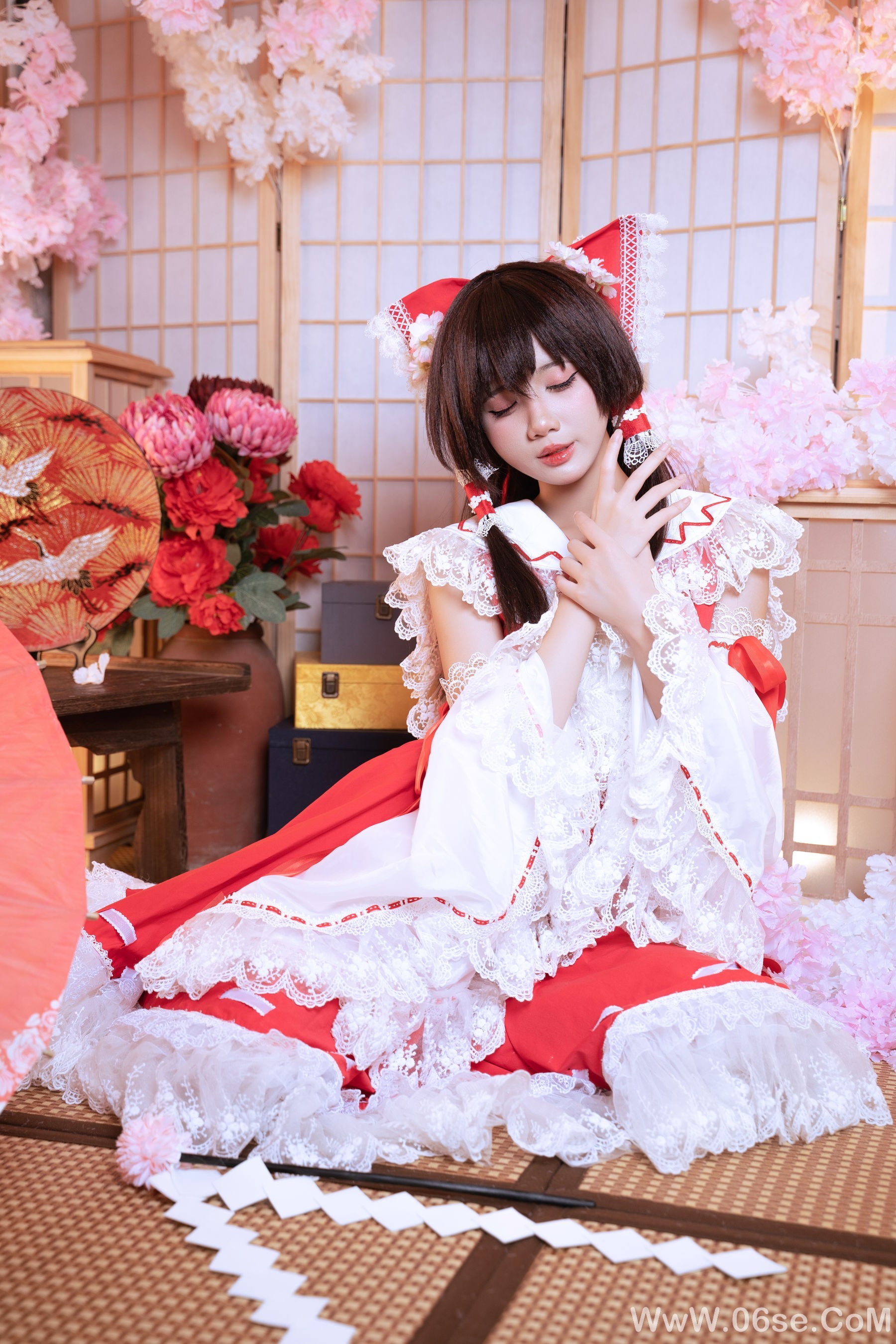 图片[8]-PoppaChan – Reimu Hakurei[40P]-六色网