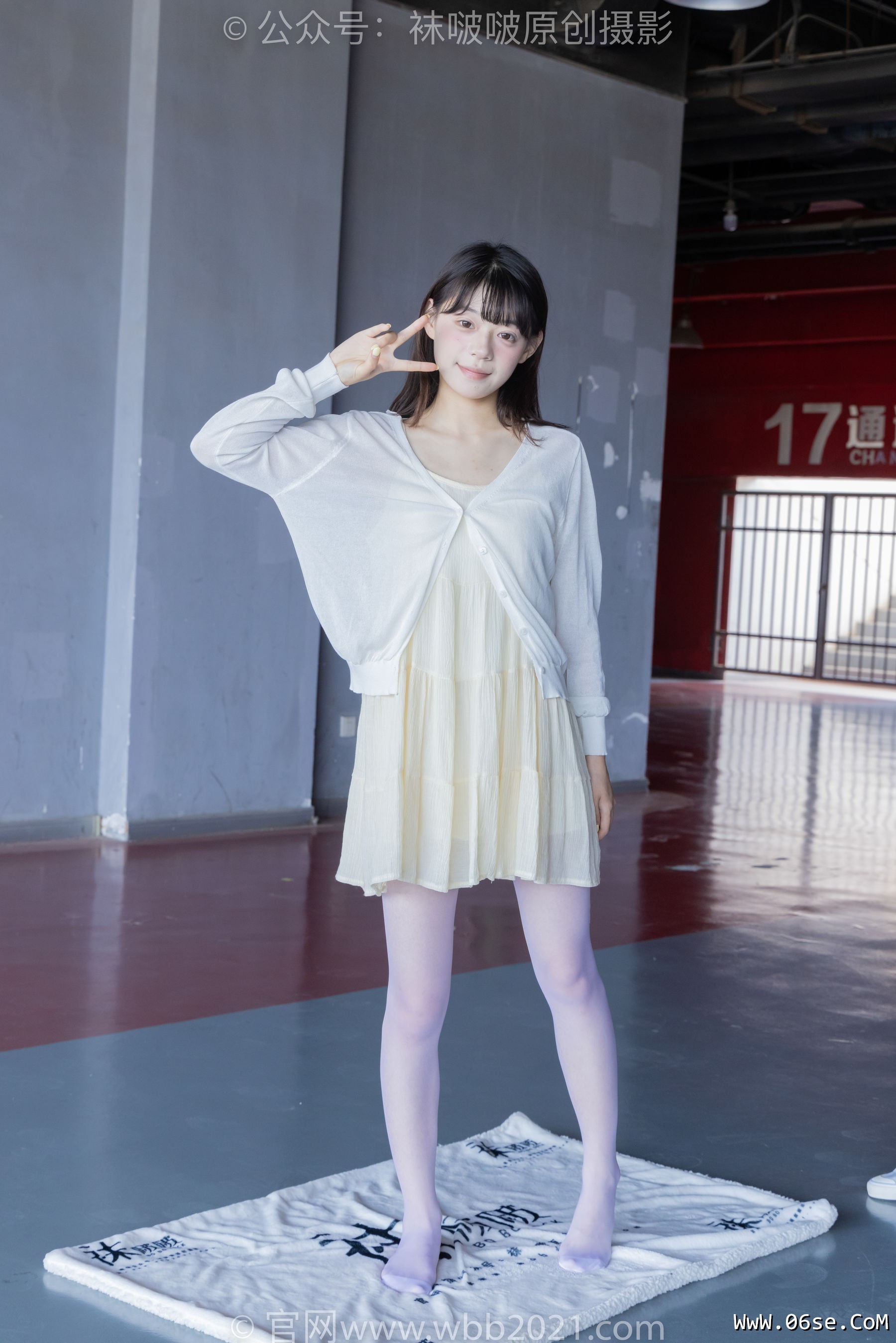 图片[118]-BoBoSocks袜啵啵 No.395 糯米 -板鞋、白丝[145P]-六色网