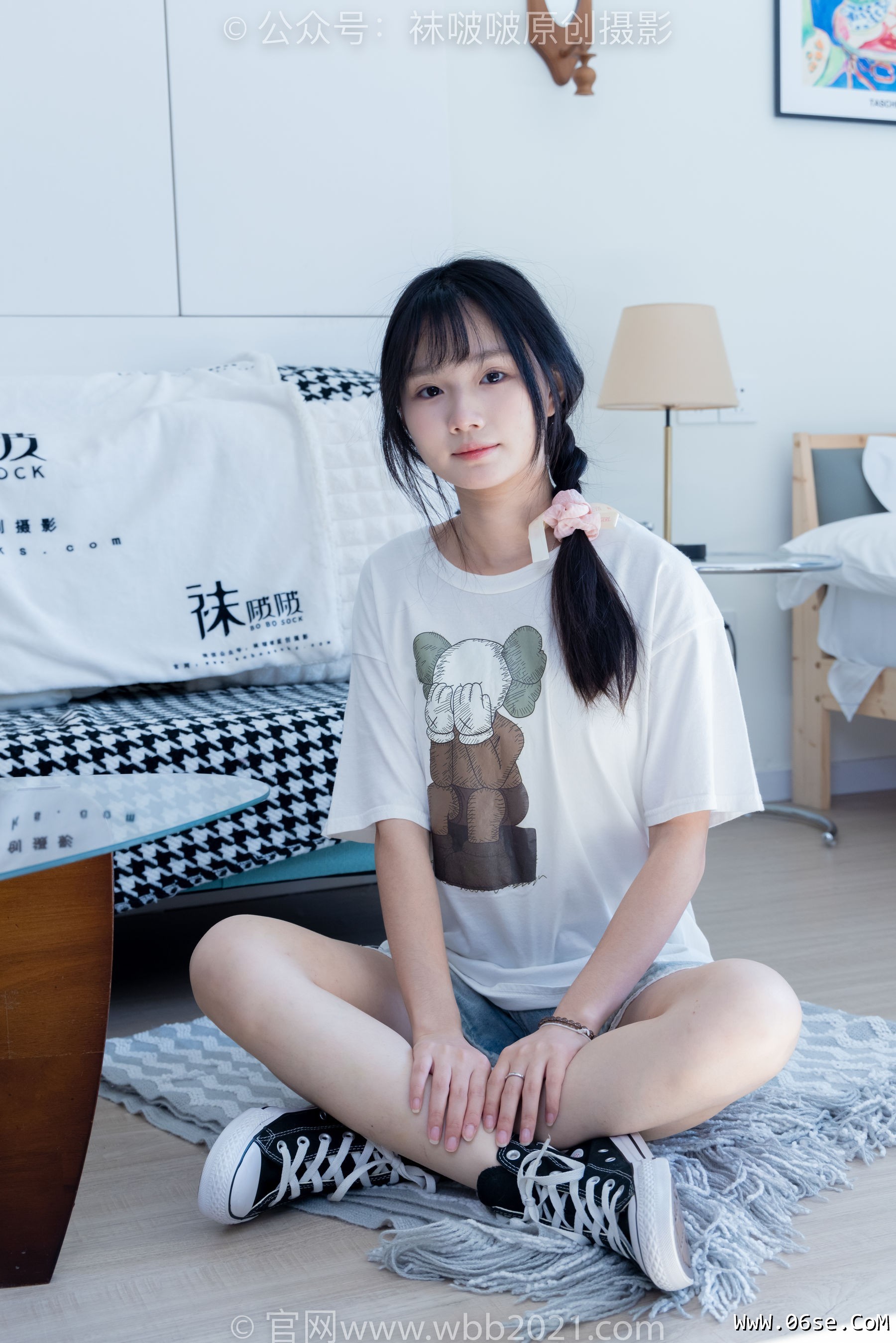 图片[69]-BoBoSocks袜啵啵 No.331 甜甜圈 -板鞋、白棉袜、裸足[144P]-六色网