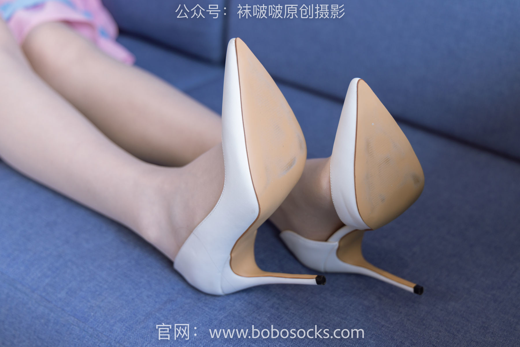 图片[129]-BoBoSocks袜啵啵 No.154 小甜豆-两双高跟鞋、珠光白丝、女仆装[200P]-六色网
