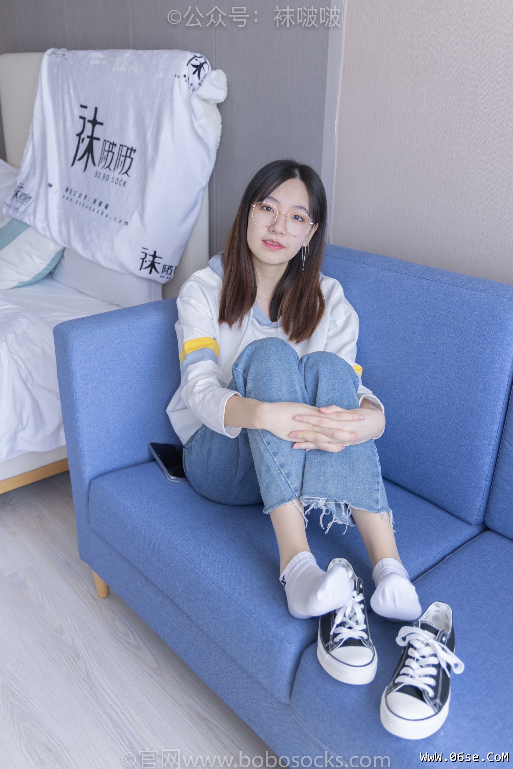 图片[44]-BoBoSocks袜啵啵 No.080 小甜豆-帆布鞋、白棉袜、肉丝[140P]-六色网
