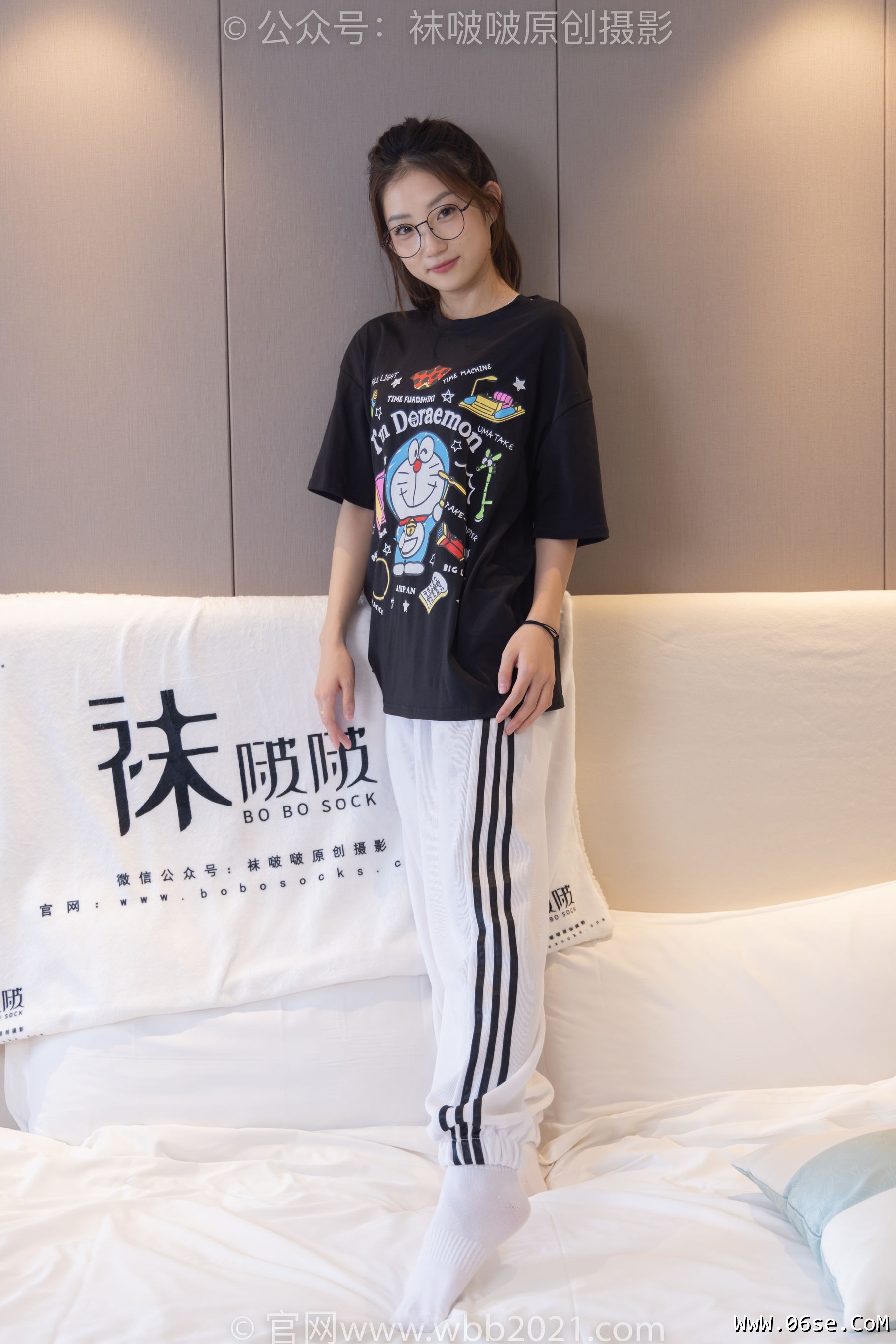 图片[39]-BoBoSocks袜啵啵 No.382 小沫 -板鞋、白棉袜[143P]-六色网