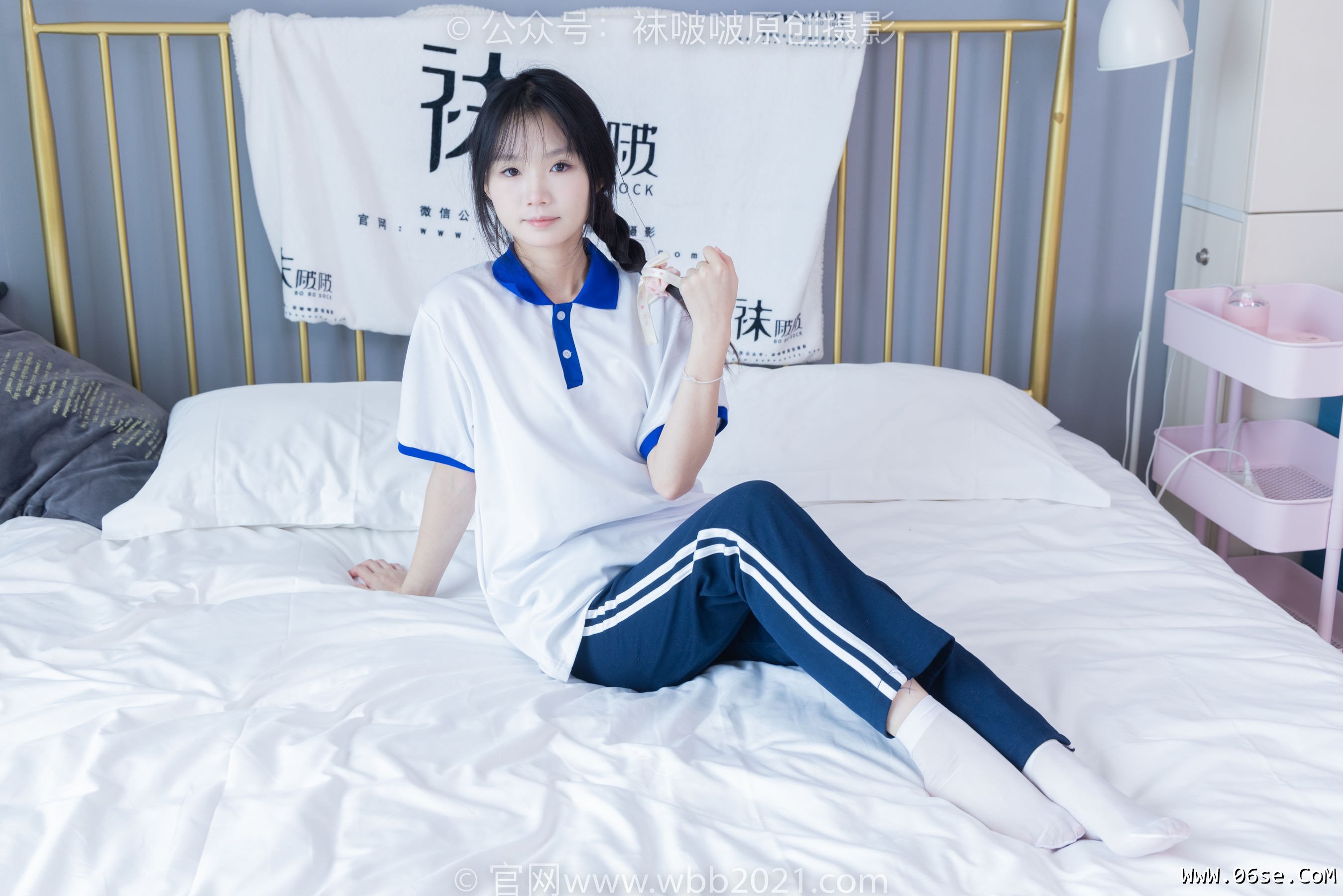 图片[15]-BoBoSocks袜啵啵 No.366 甜甜圈 -三双板鞋、白棉袜、短白丝[150P]-六色网