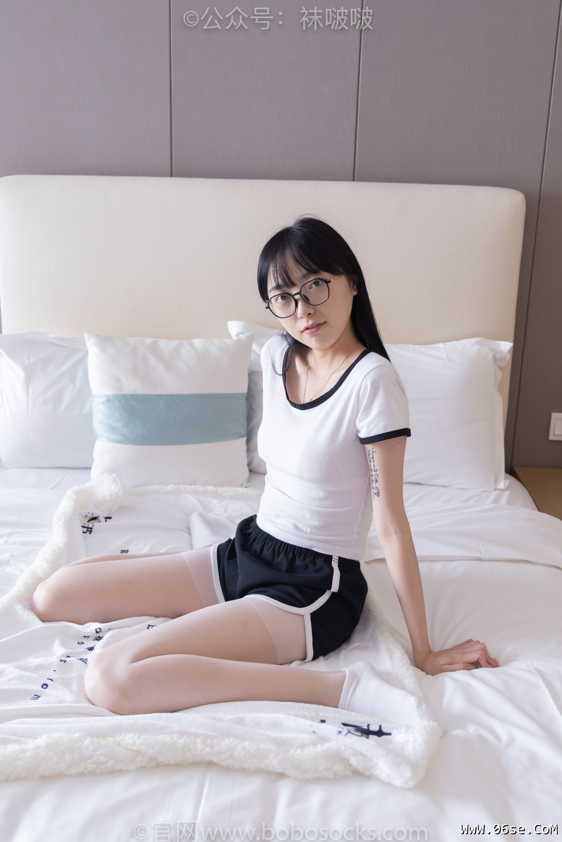 图片[50]-BoBoSocks袜啵啵 No.037 稚予-帆布鞋、短白棉袜、白丝[136P]-六色网