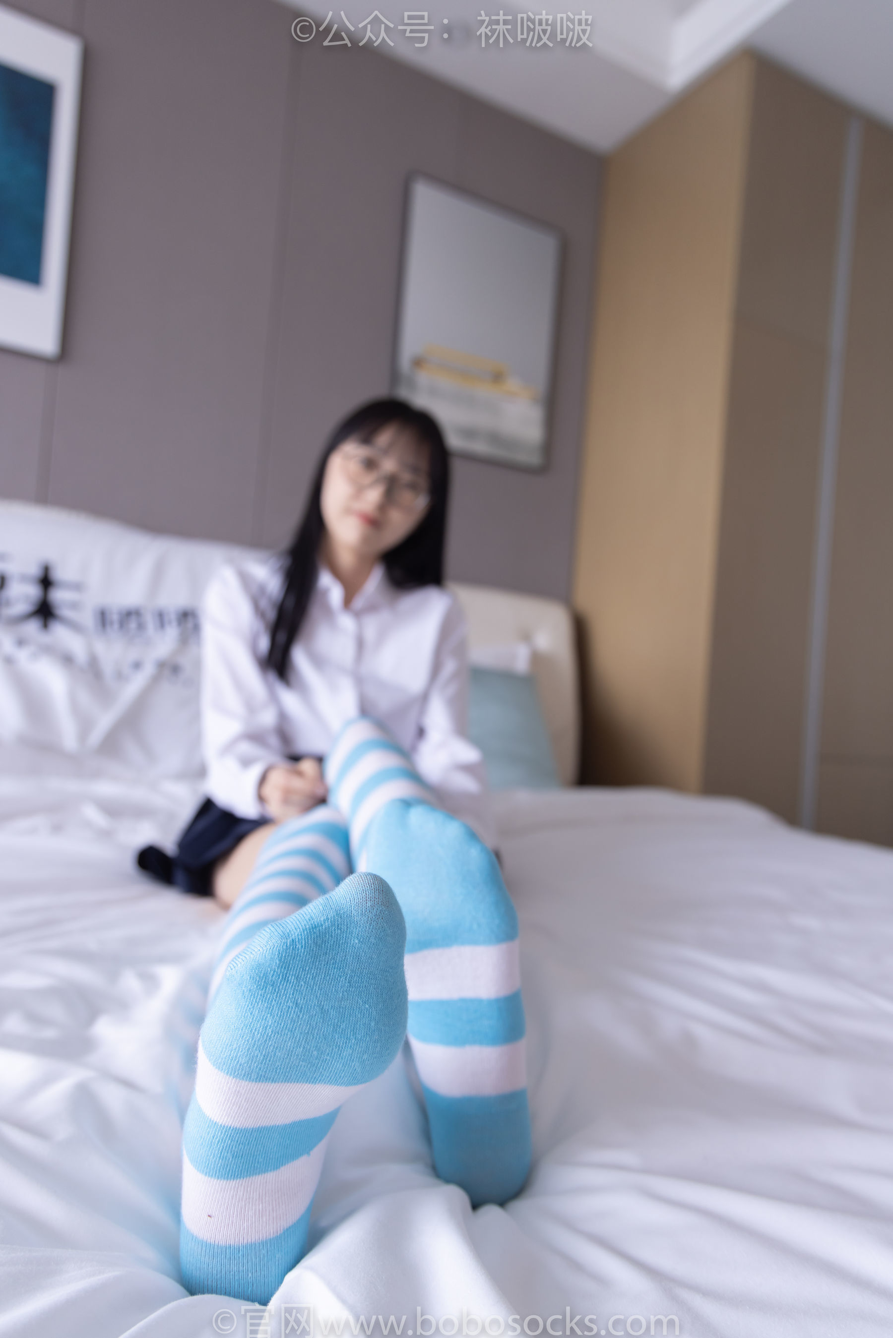 图片[128]-BoBoSocks袜啵啵 No.070 稚予-皮鞋、拖鞋、过膝袜、白棉袜[148P]-六色网