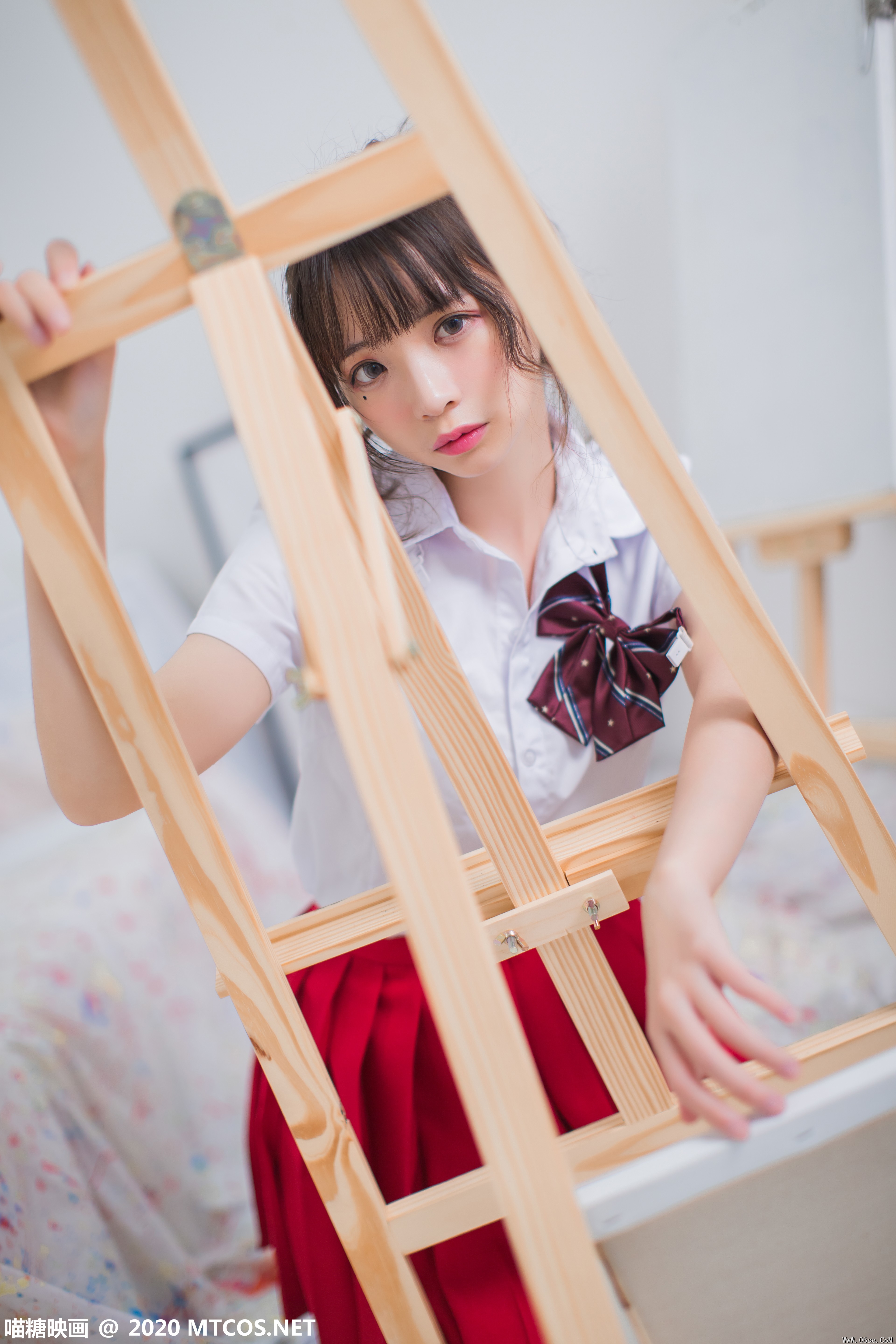 图片[9]-喵糖映画 VOL.319 画室少女[23P／275MB]-六色网