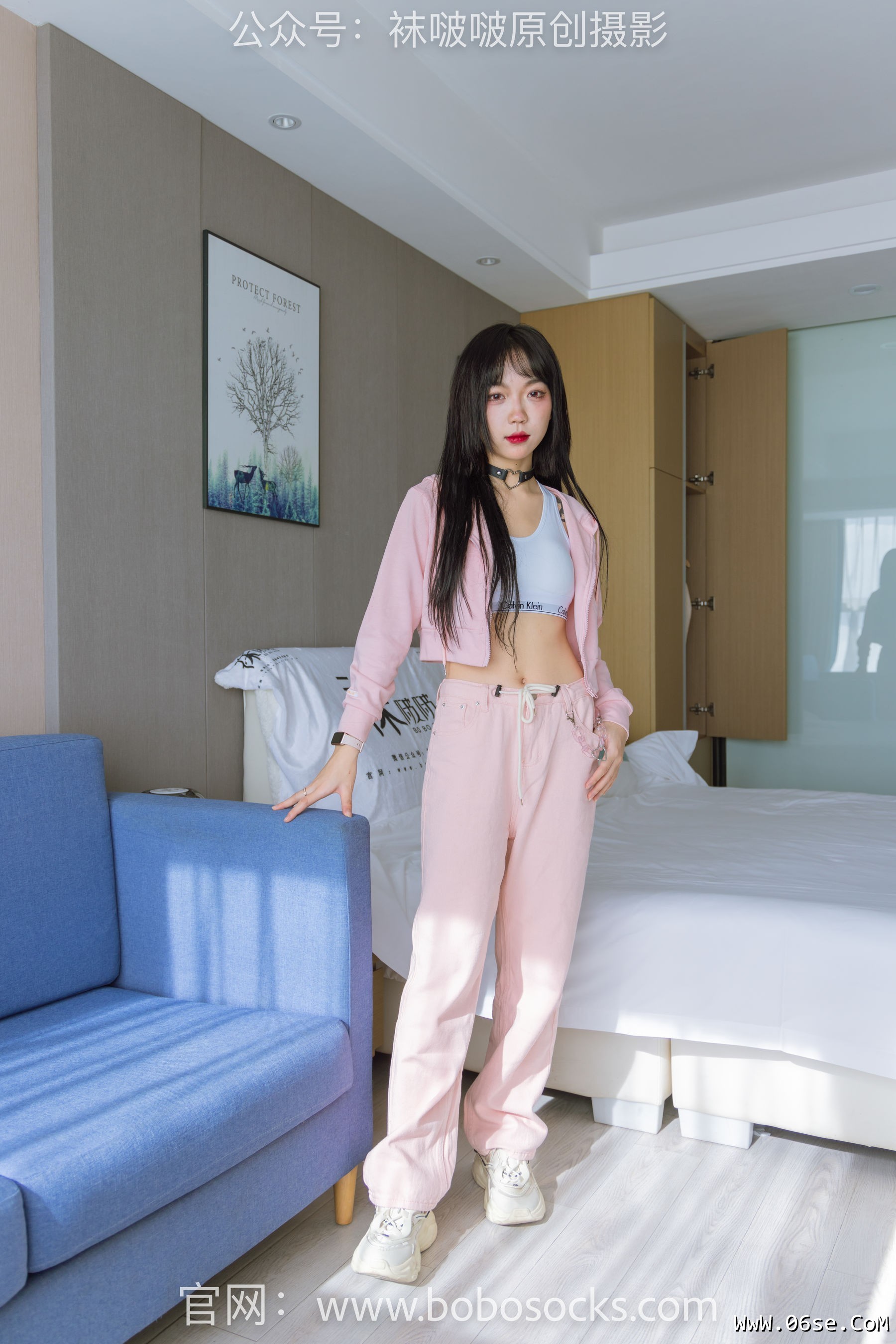 BoBoSocks袜啵啵 No.141 周周-运动鞋、白棉袜、裸足[140P]-六色网