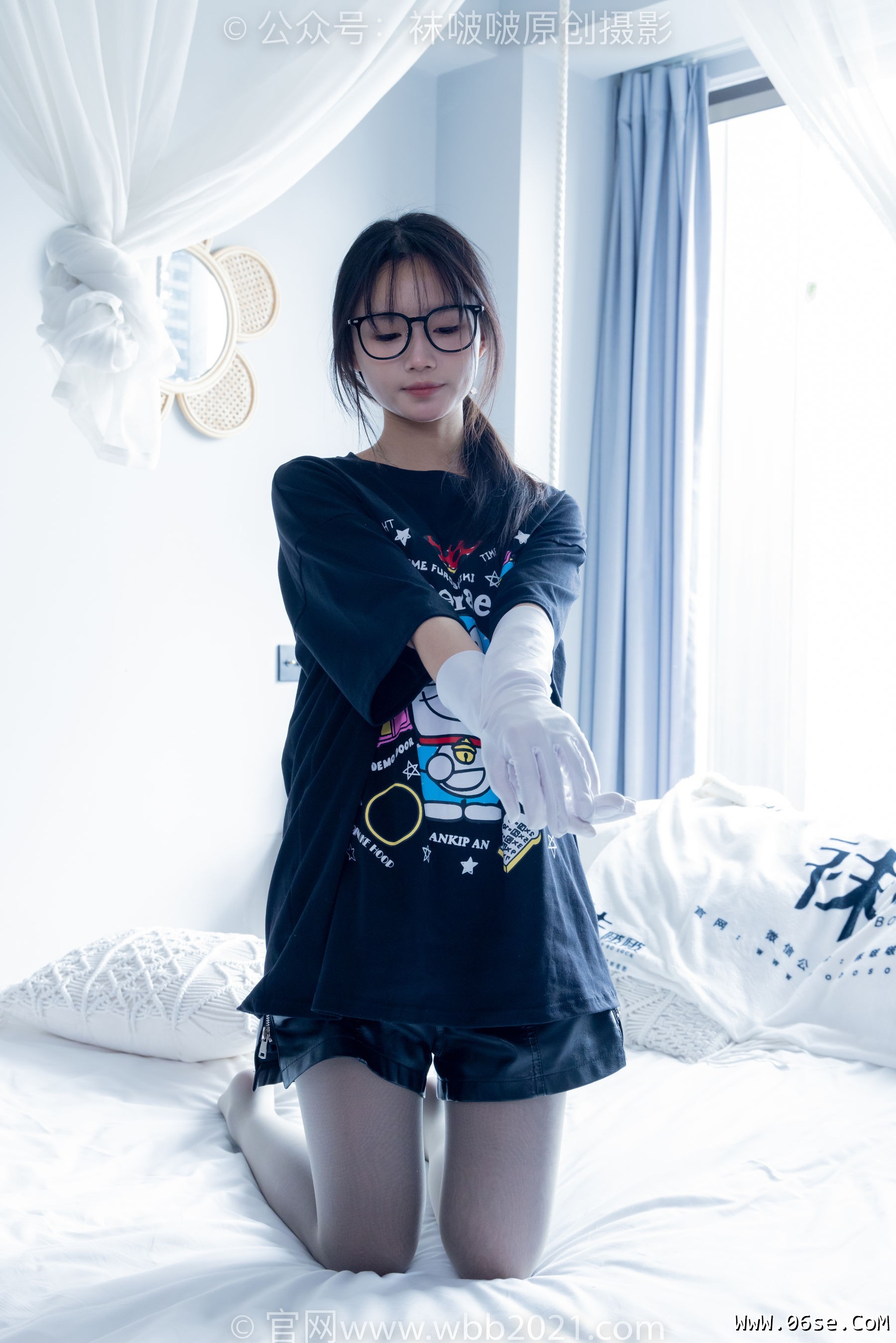 图片[3]-BoBoSocks袜啵啵 No.343 甜甜圈 -高跟长靴、黑丝打底、肉丝[150P]-六色网