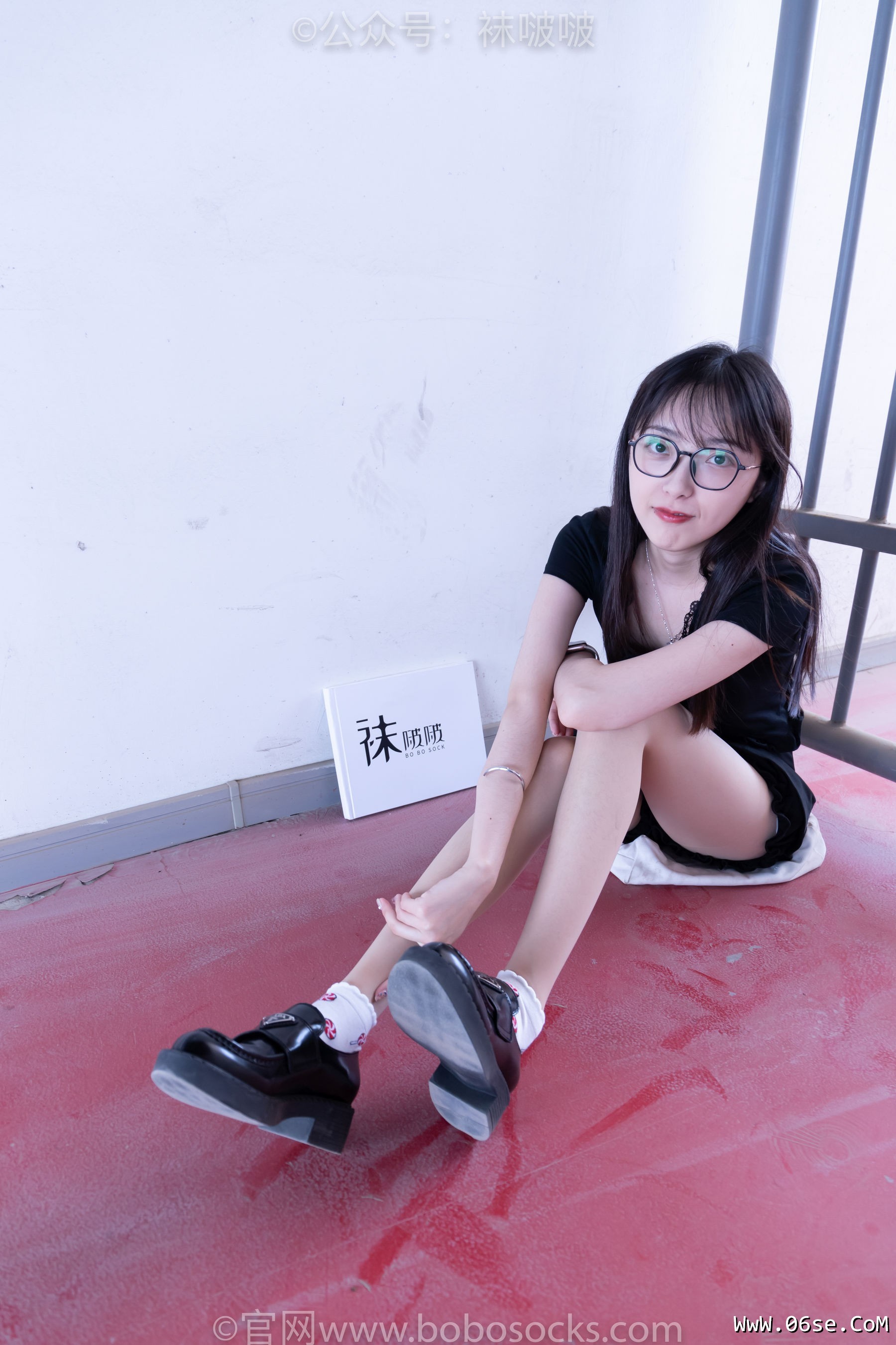 图片[34]-BoBoSocks袜啵啵 No.030 稚予- 皮鞋、短白棉袜、肉丝[141P]-六色网