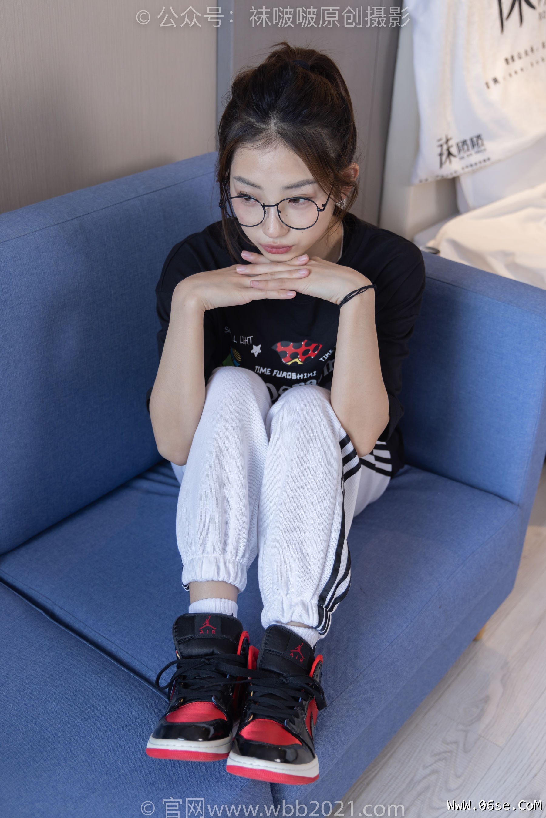 图片[73]-BoBoSocks袜啵啵 No.382 小沫 -板鞋、白棉袜[143P]-六色网