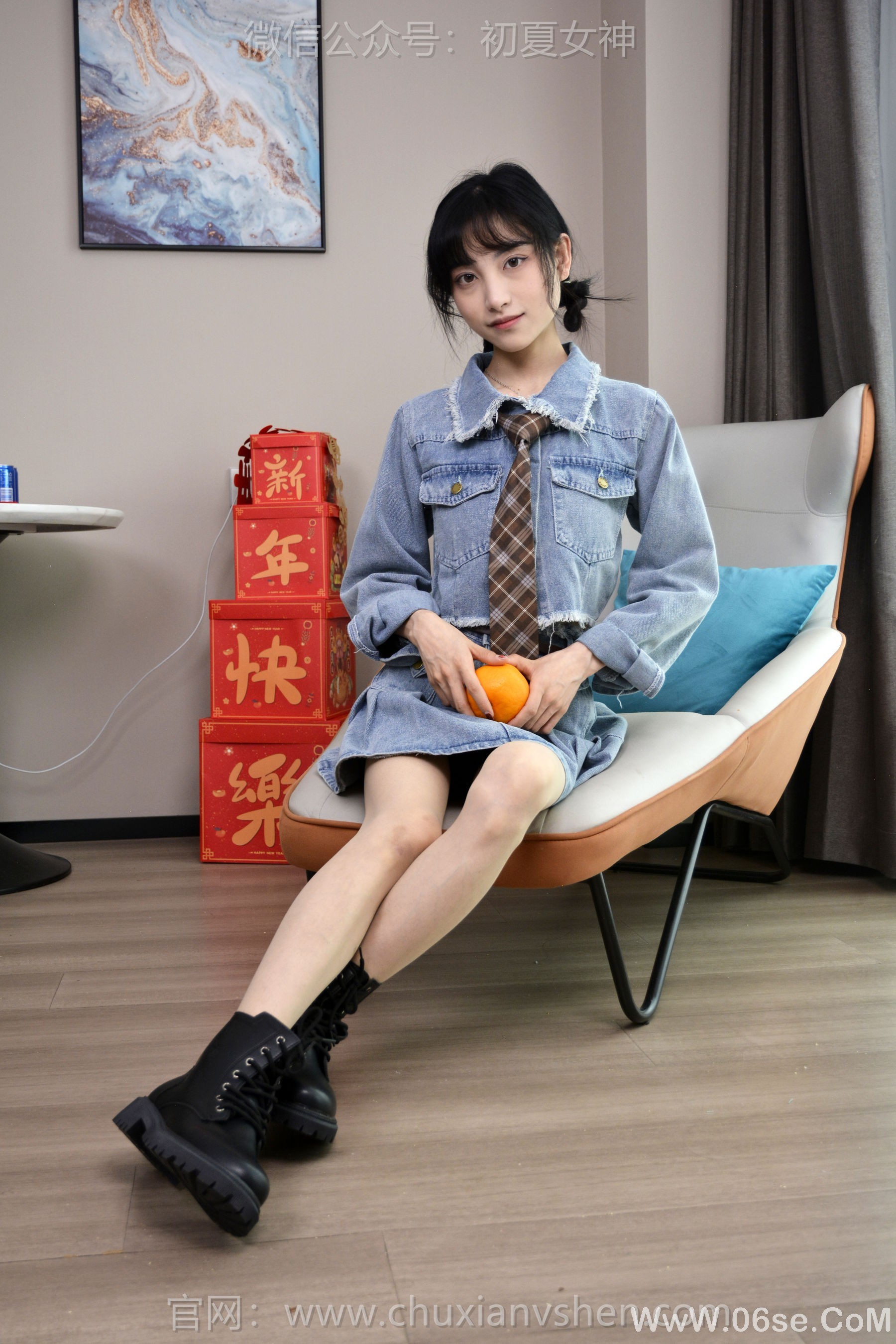 图片[10]-初夏女神 No.247 柒柒 浪漫牛仔[140P]-六色网