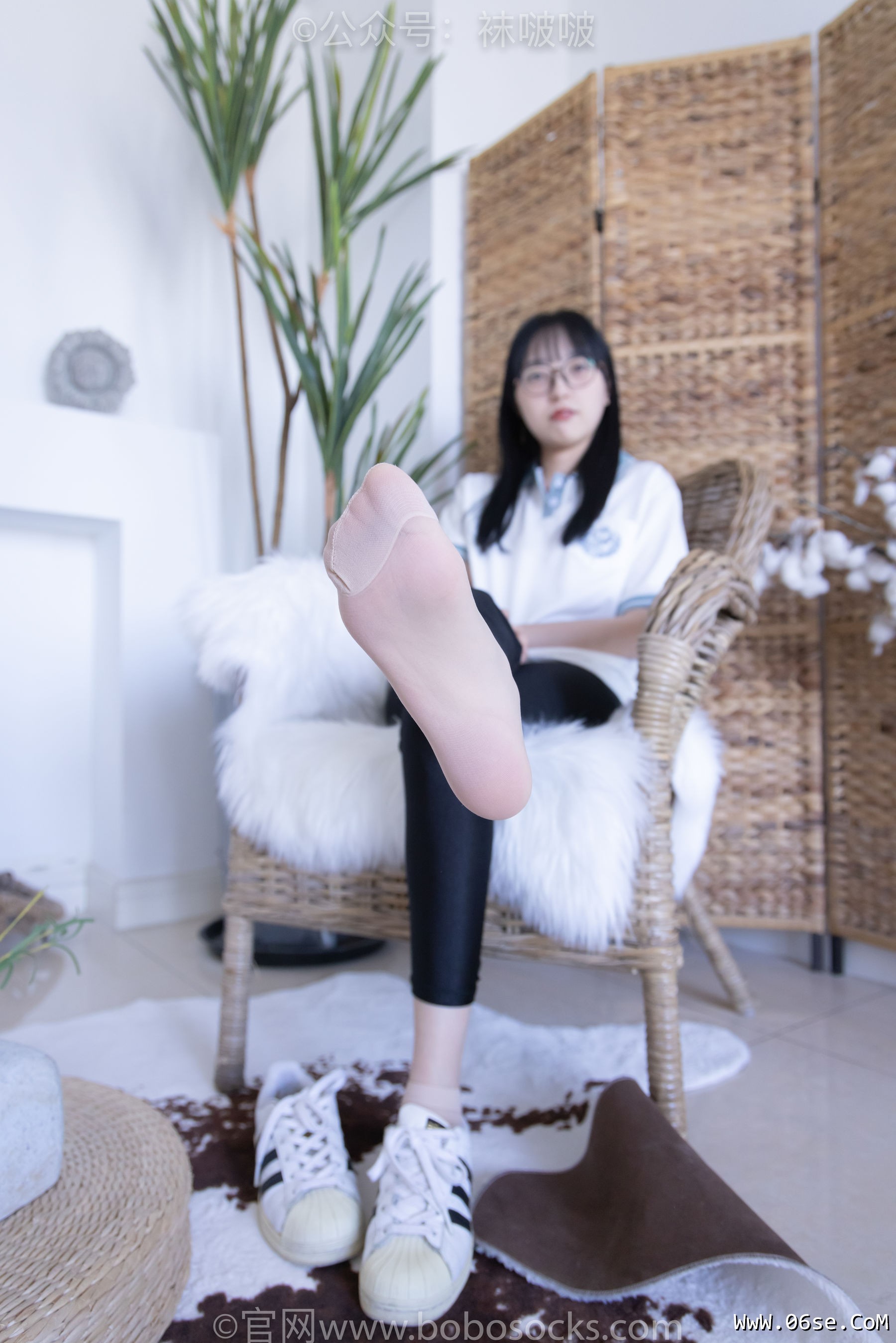 图片[44]-BoBoSocks袜啵啵 No.044 稚予-贝壳头、匡威帆布鞋、短肉丝[154P]-六色网