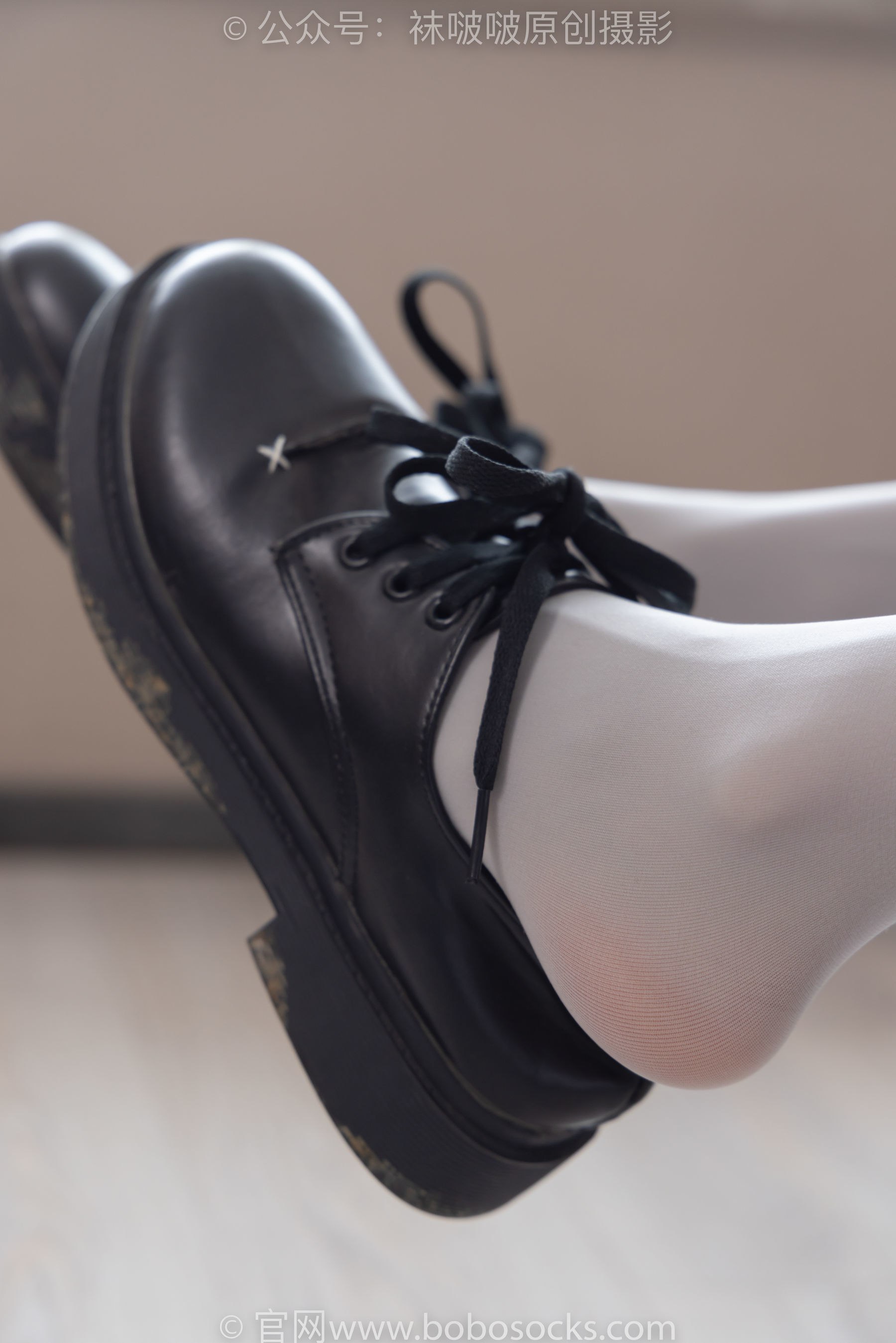 图片[82]-BoBoSocks袜啵啵 No.213 稚予 -黑皮鞋、厚灰丝[140P]-六色网