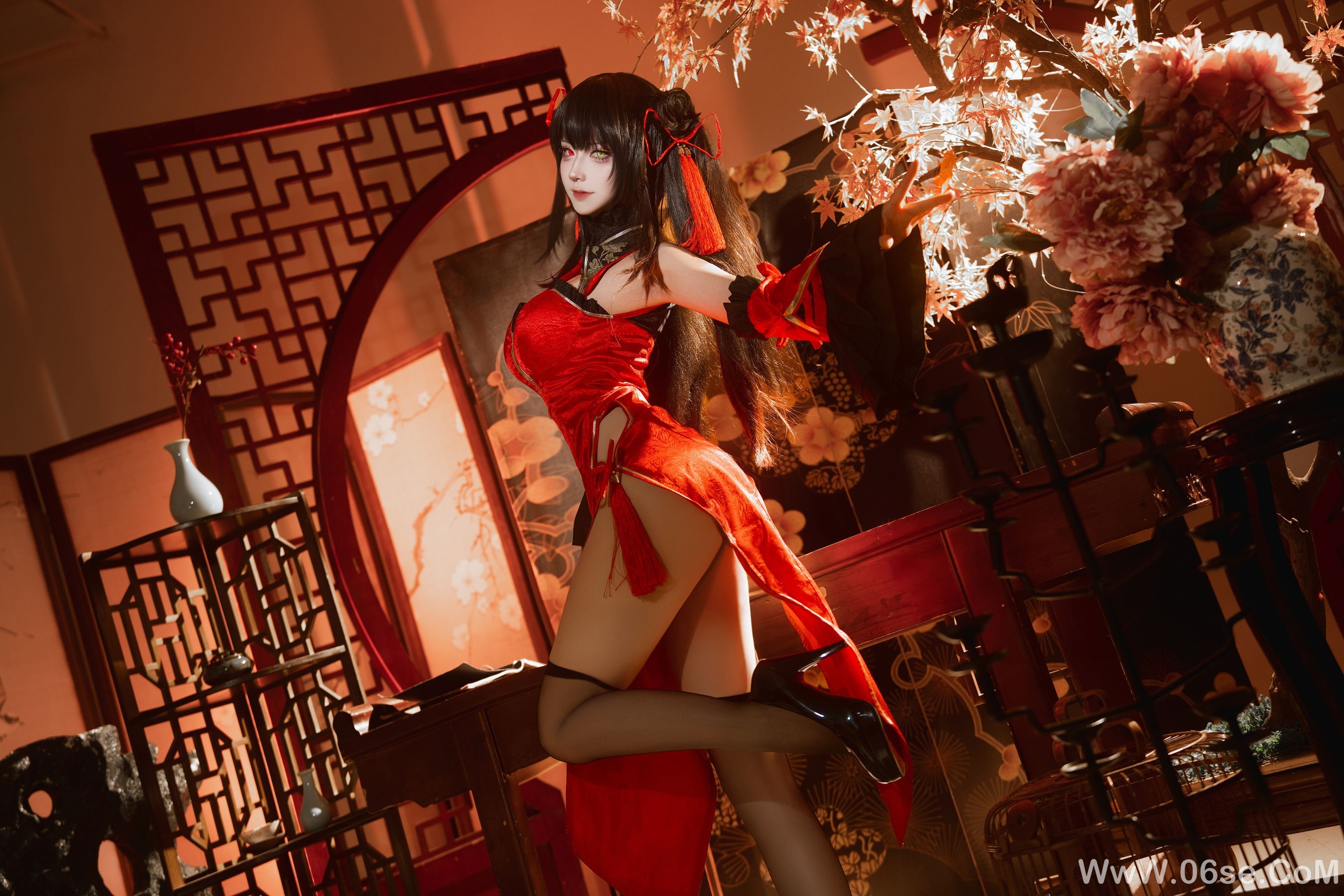 Seya-狮砸 - 狂三旗袍1[12P]-六色网