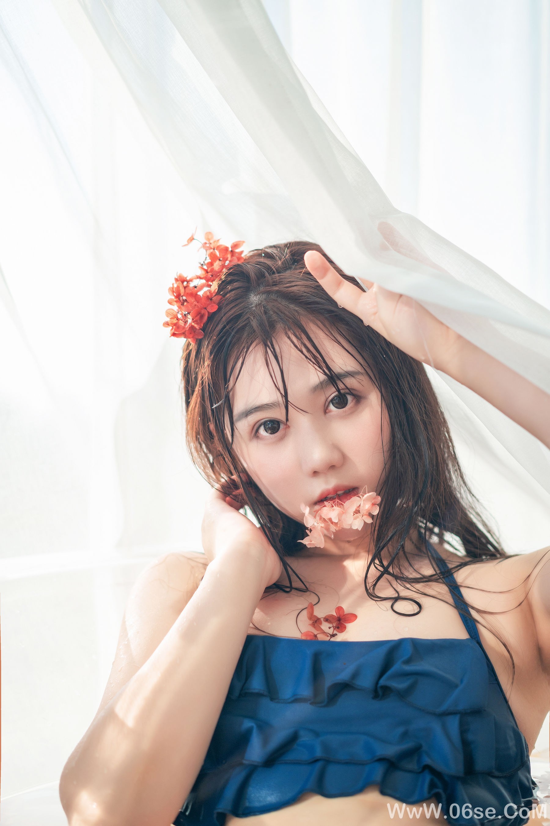 图片[9]-微博福利姬镜酱 私奔之泳衣[61P]-六色网