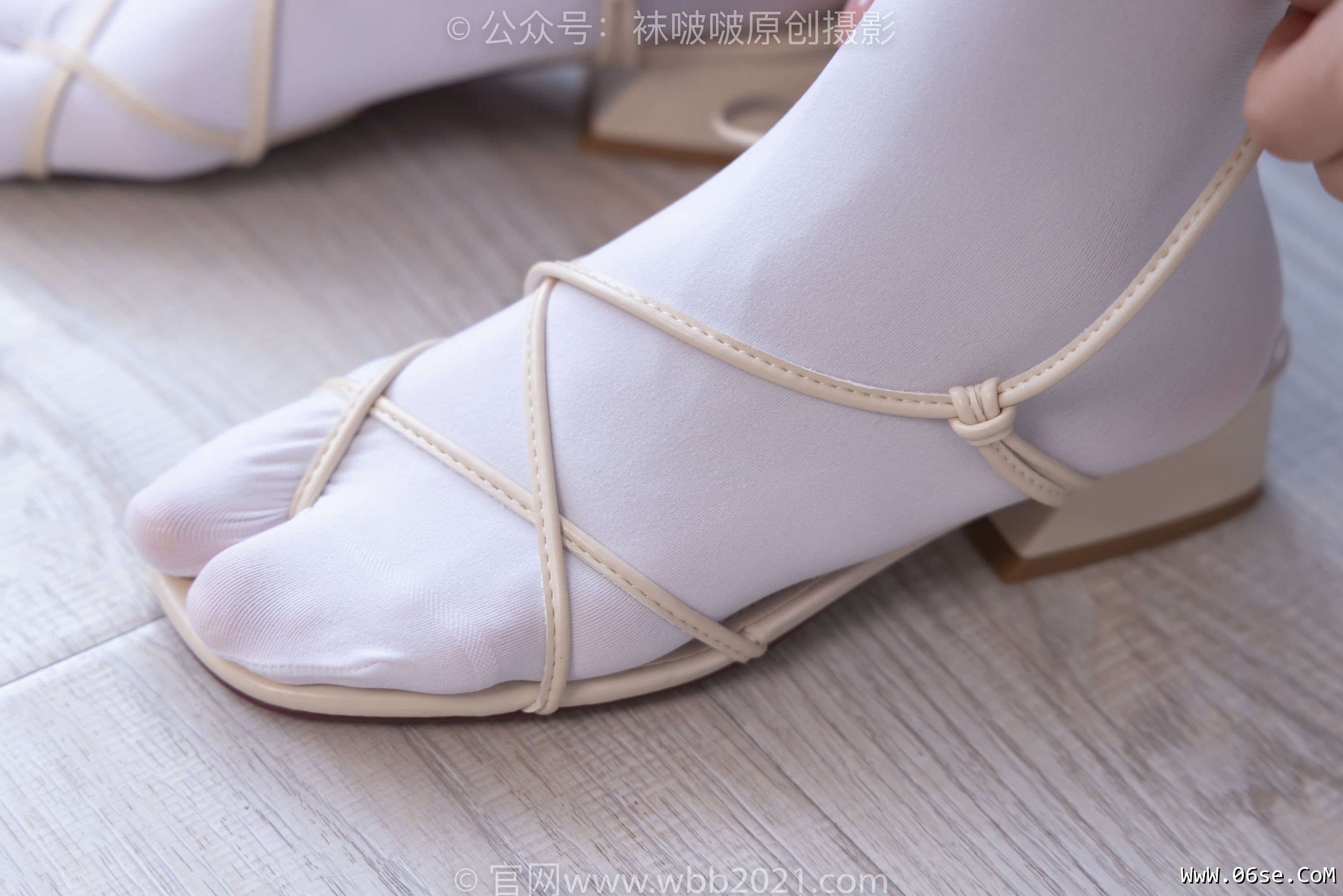图片[76]-BoBoSocks袜啵啵 No.322 芝士 -两双平底鞋、厚白丝[140P]-六色网