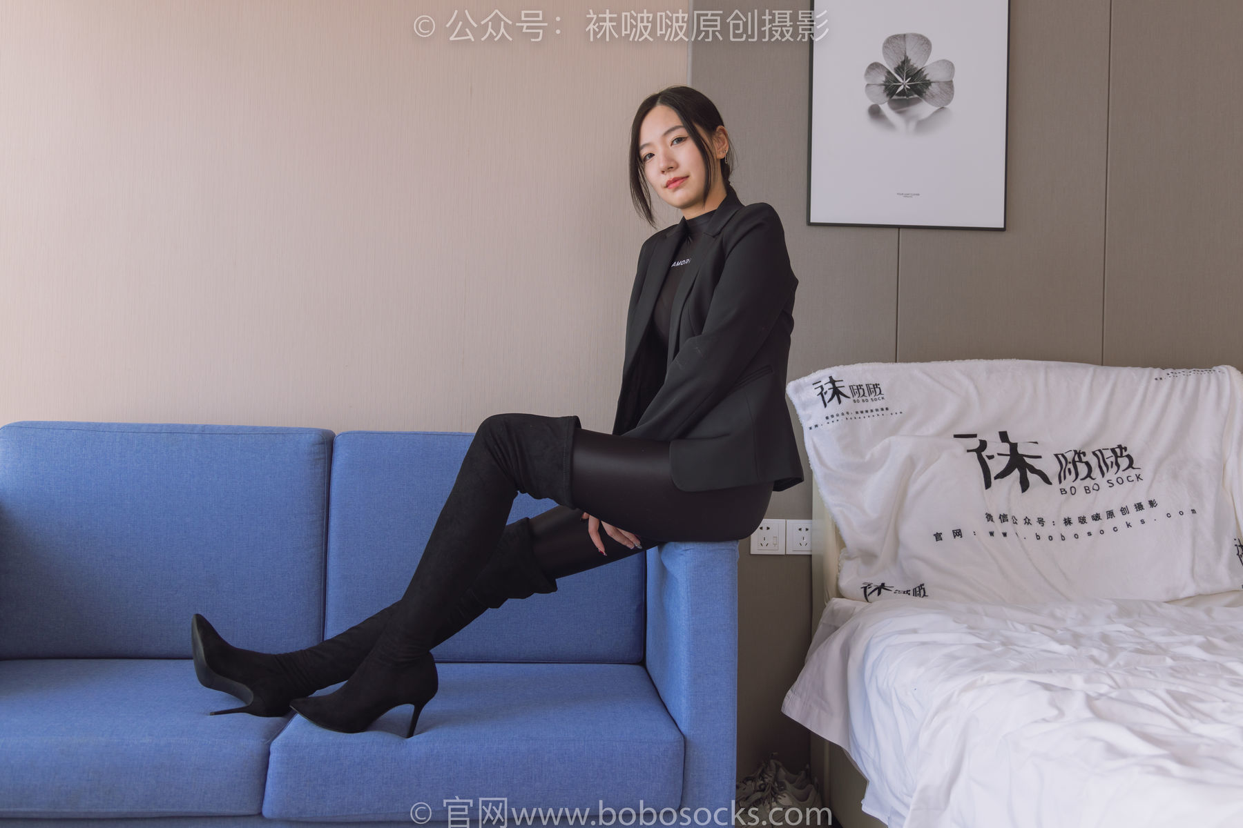 图片[74]-BoBoSocks袜啵啵 No.188 小甜豆-连体泳衣、高跟长靴、短肉丝、裸足[147P]-六色网