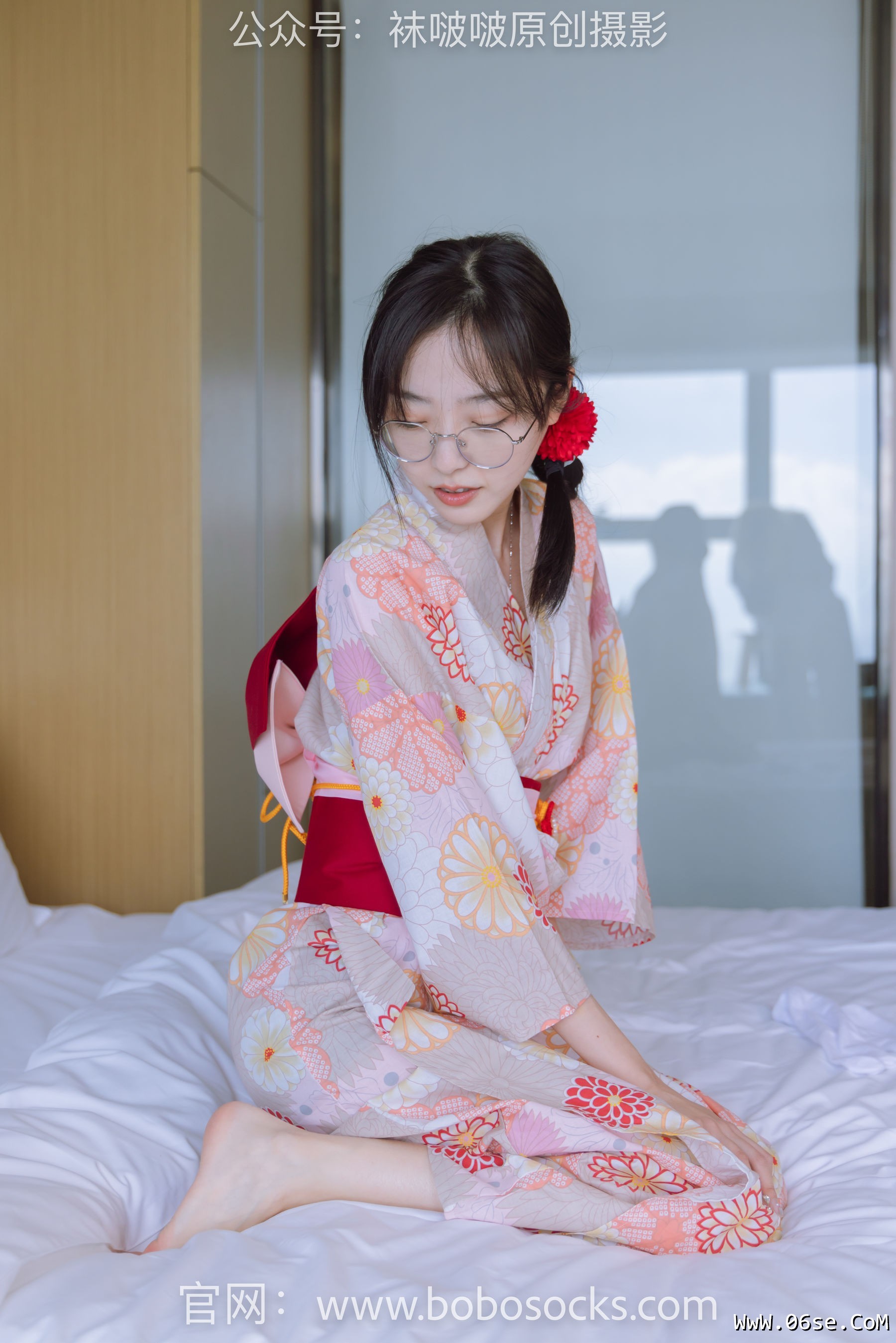 图片[65]-BoBoSocks袜啵啵 No.137 稚予-木屐、分指白棉袜、裸足、和风浴衣[170P]-六色网