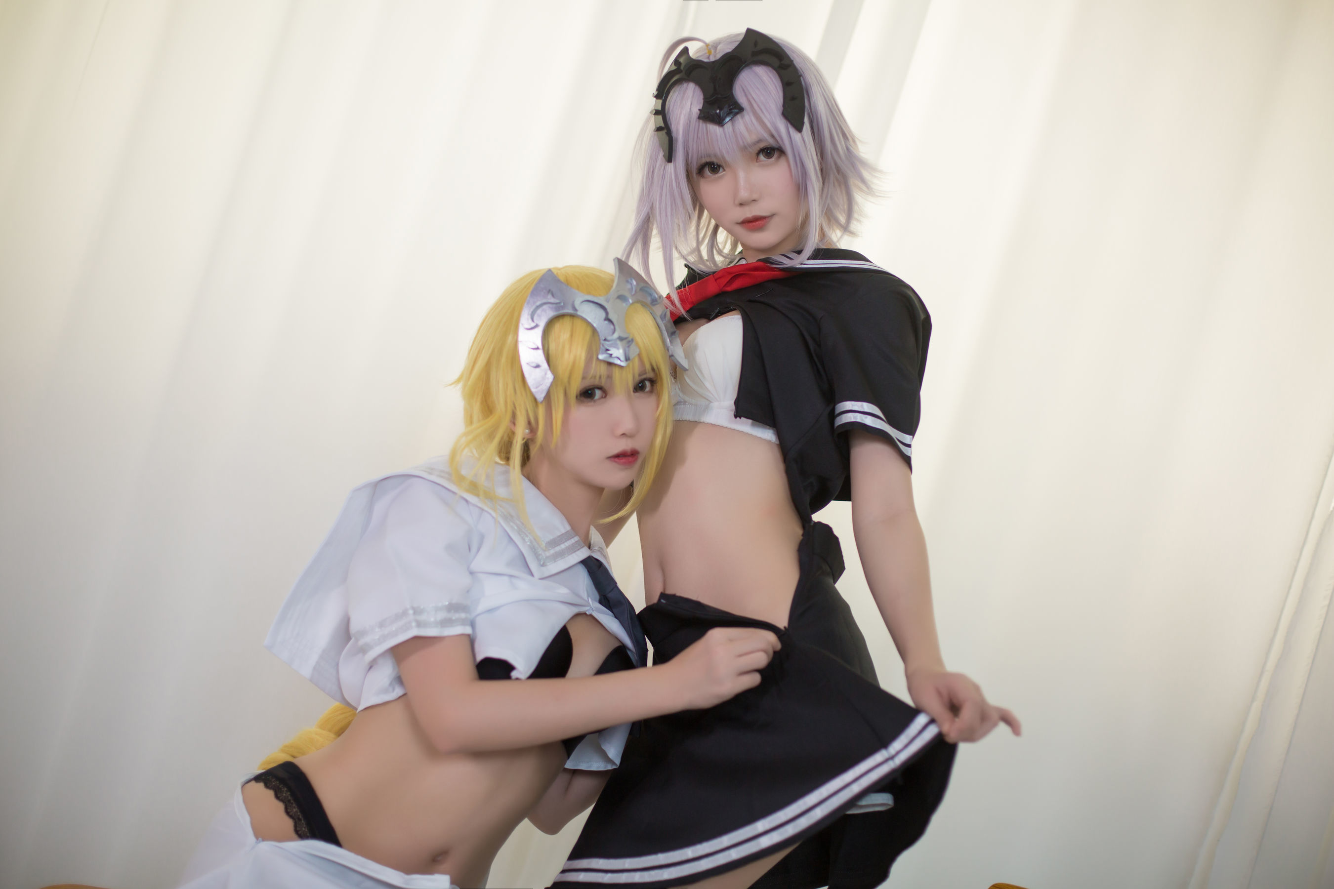 图片[21]-超人气Coser鳗鱼霏儿&大肉丸Amiee 贞德[58P]-六色网