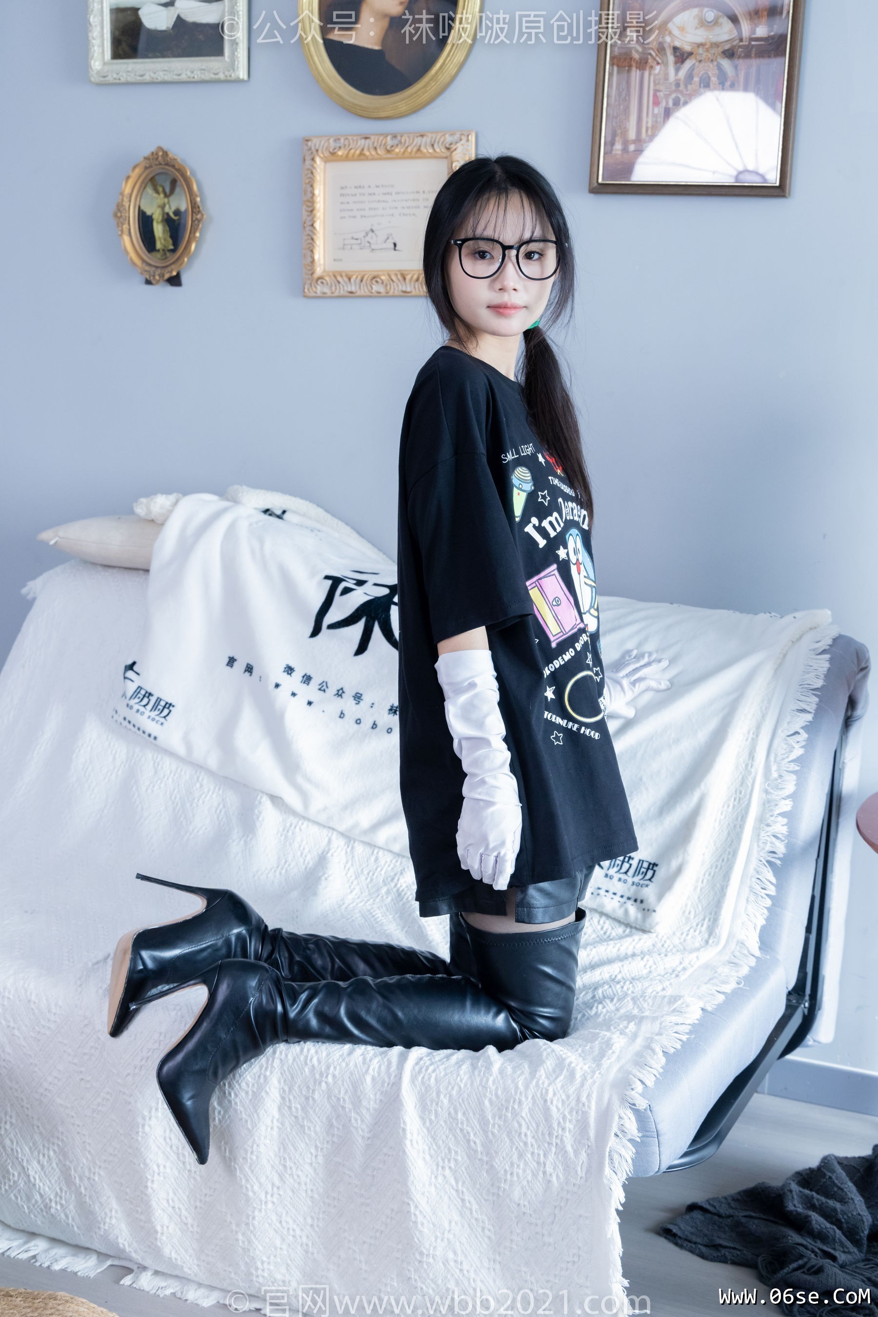 图片[87]-BoBoSocks袜啵啵 No.343 甜甜圈 -高跟长靴、黑丝打底、肉丝[150P]-六色网