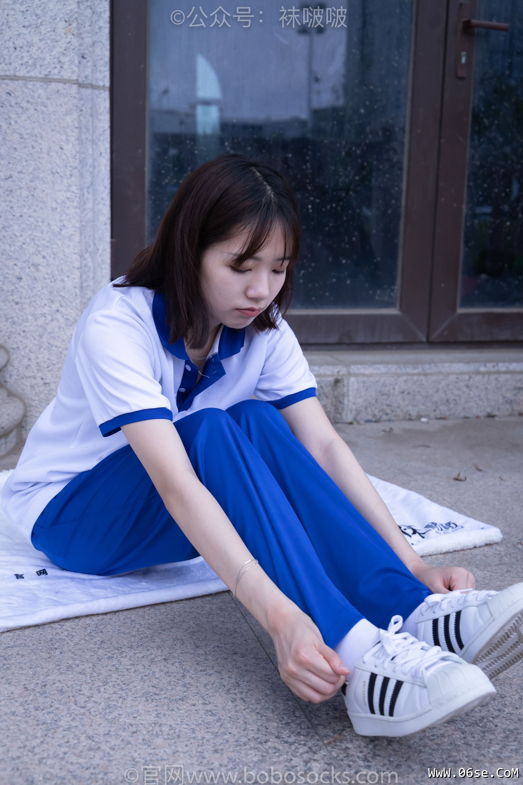 图片[33]-BoBoSocks袜啵啵 No.022 小甜豆-校服、贝壳头、白棉袜、肉丝[140P]-六色网