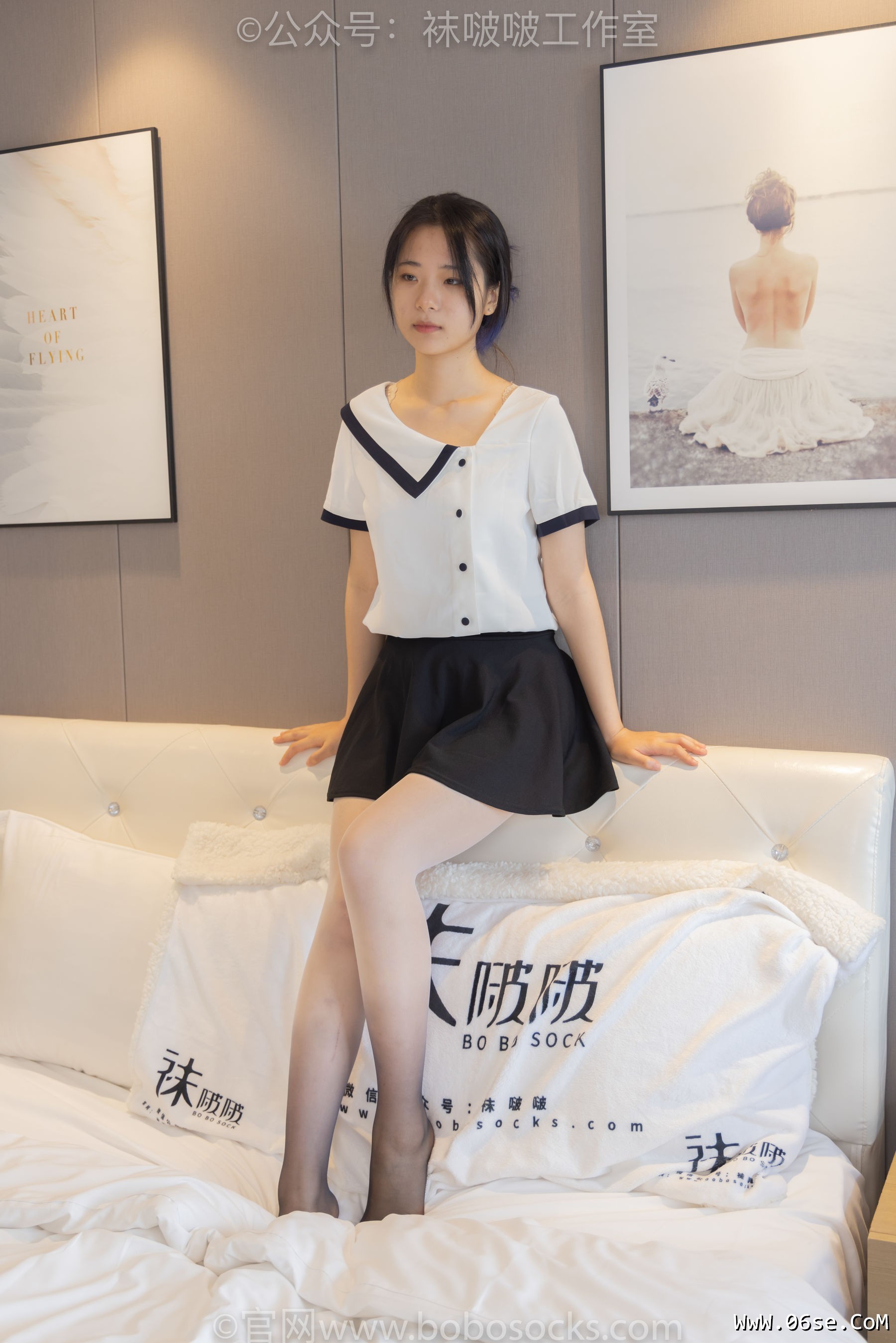 图片[108]-BoBoSocks袜啵啵 No.089 小淳-高跟鞋、黑白渐变丝袜[140P]-六色网